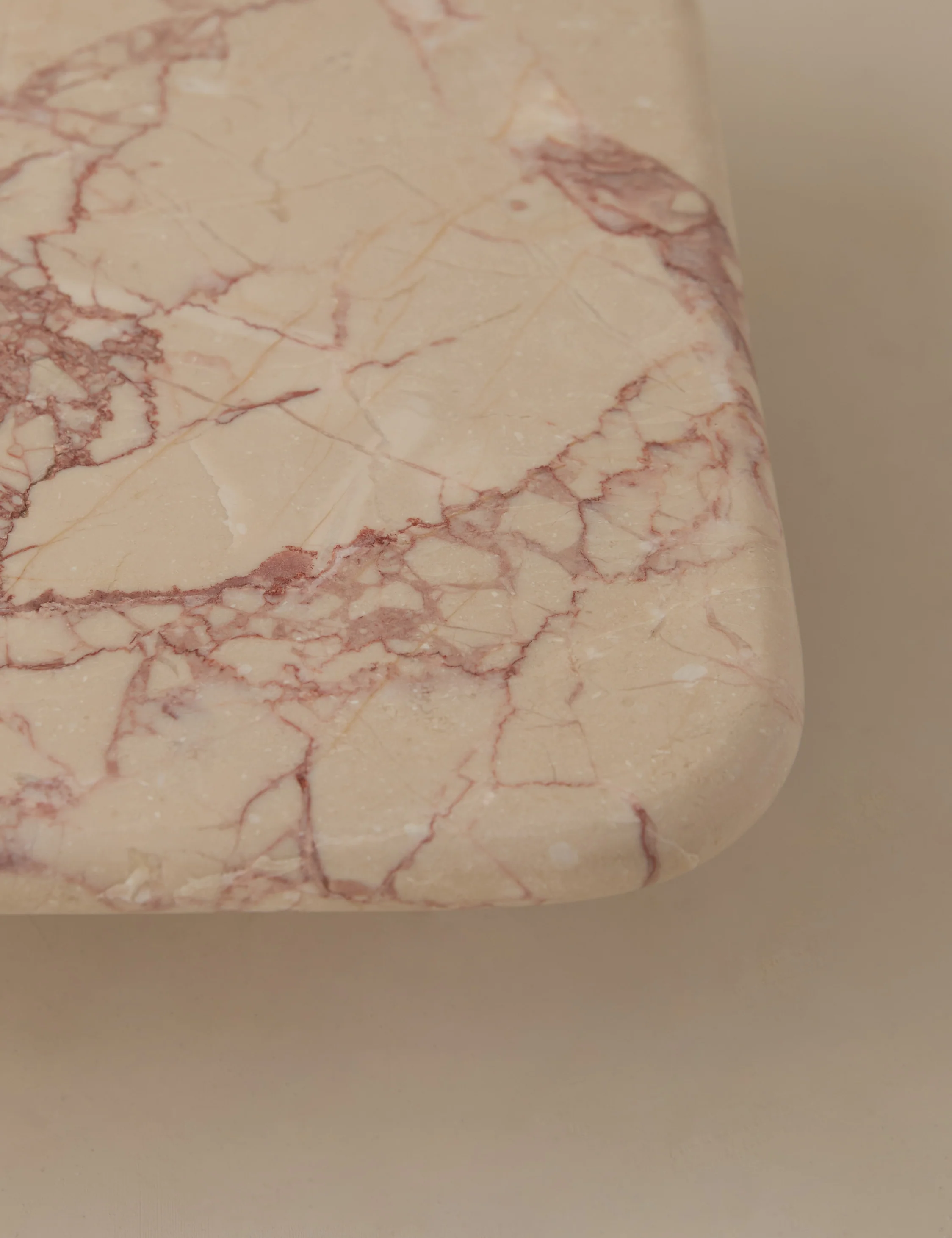 Lusine Square Marble Serving Stand