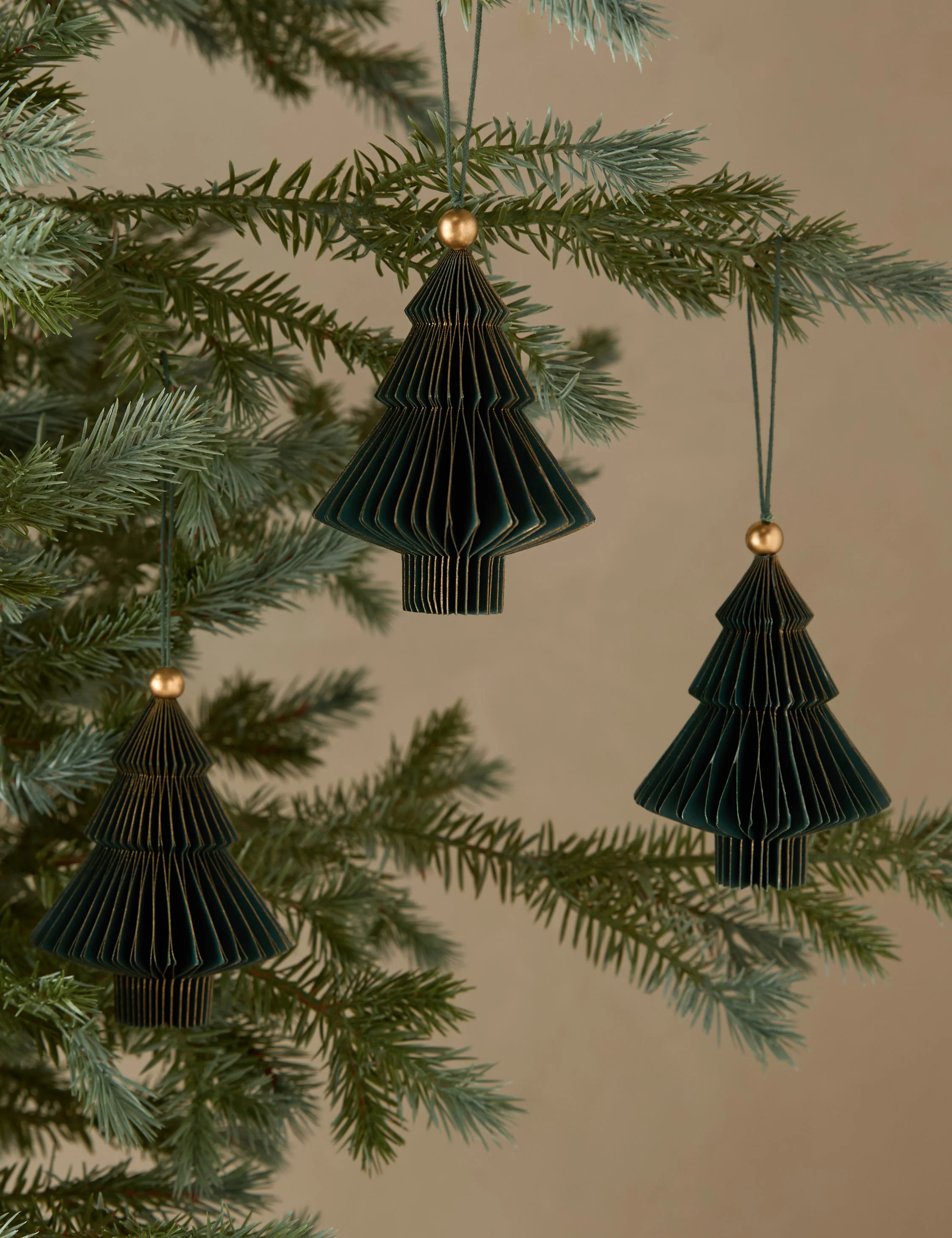 Revel Paper Tree Ornaments (set of 3)