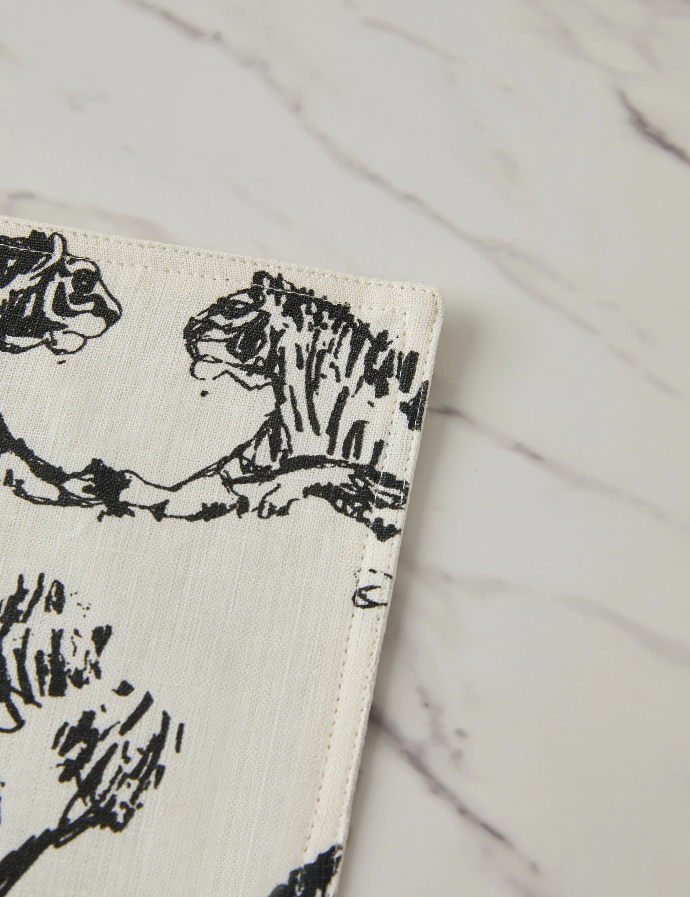 Tiger Linen Placemats (Set of 4) by Sarah Sherman Samuel