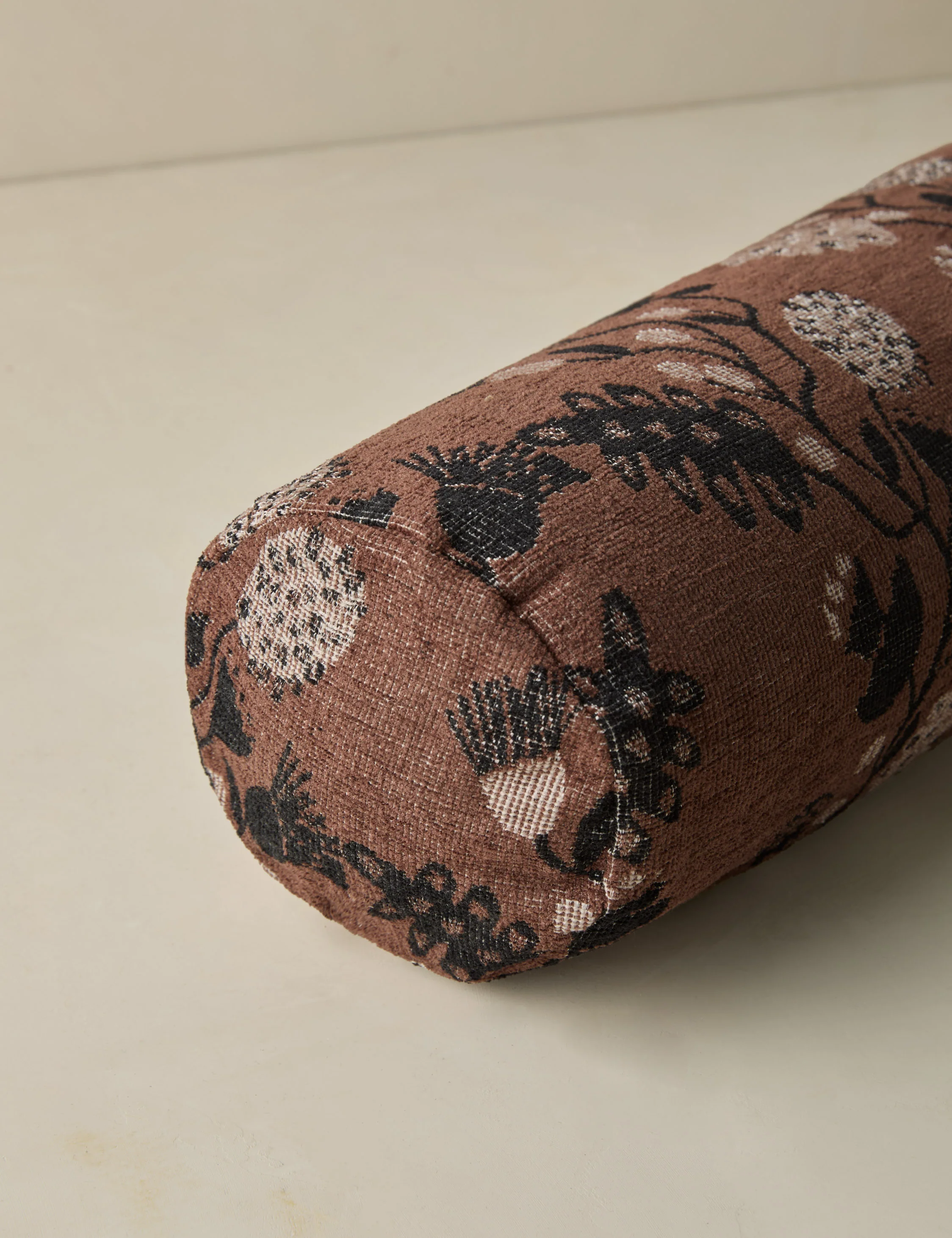 Vini Botanical Jacquard Long Bolster Pillow by Sarah Sherman Samuel