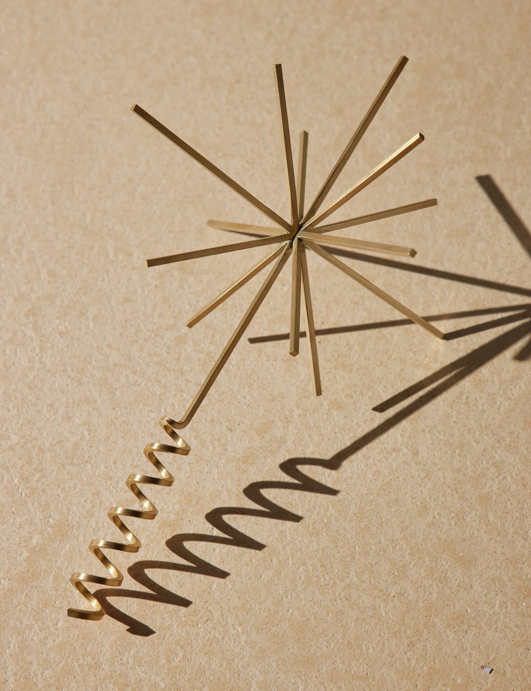 Brass Star Tree Topper by Ferm Living