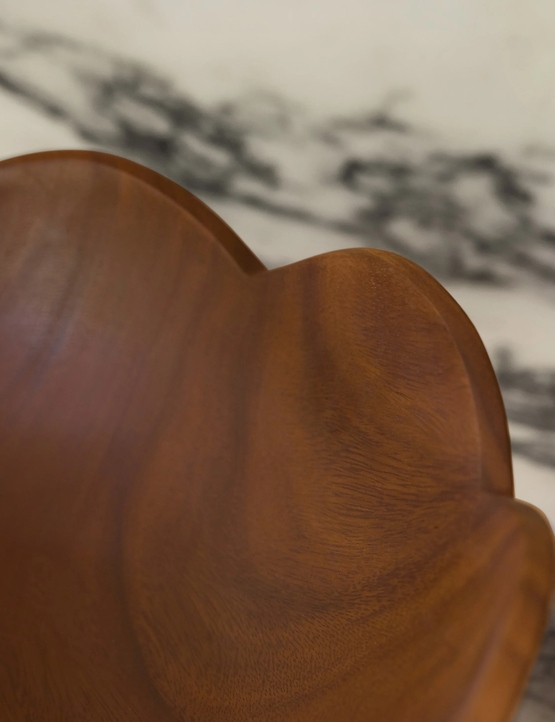 Scalloped Wood Bowl by Sarah Sherman Samuel