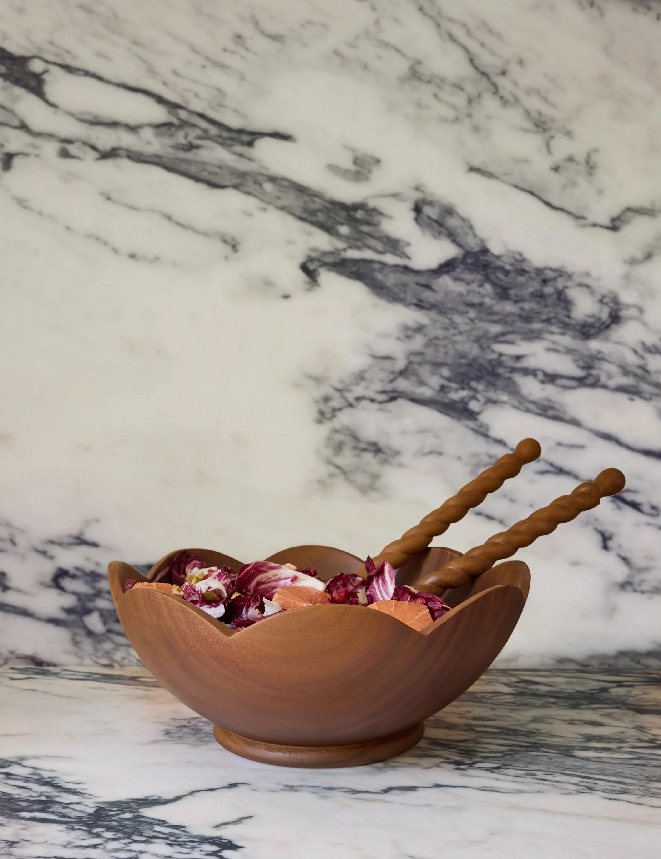 Braided Wood Salad Servers (set of 2) by Sarah Sherman Samuel