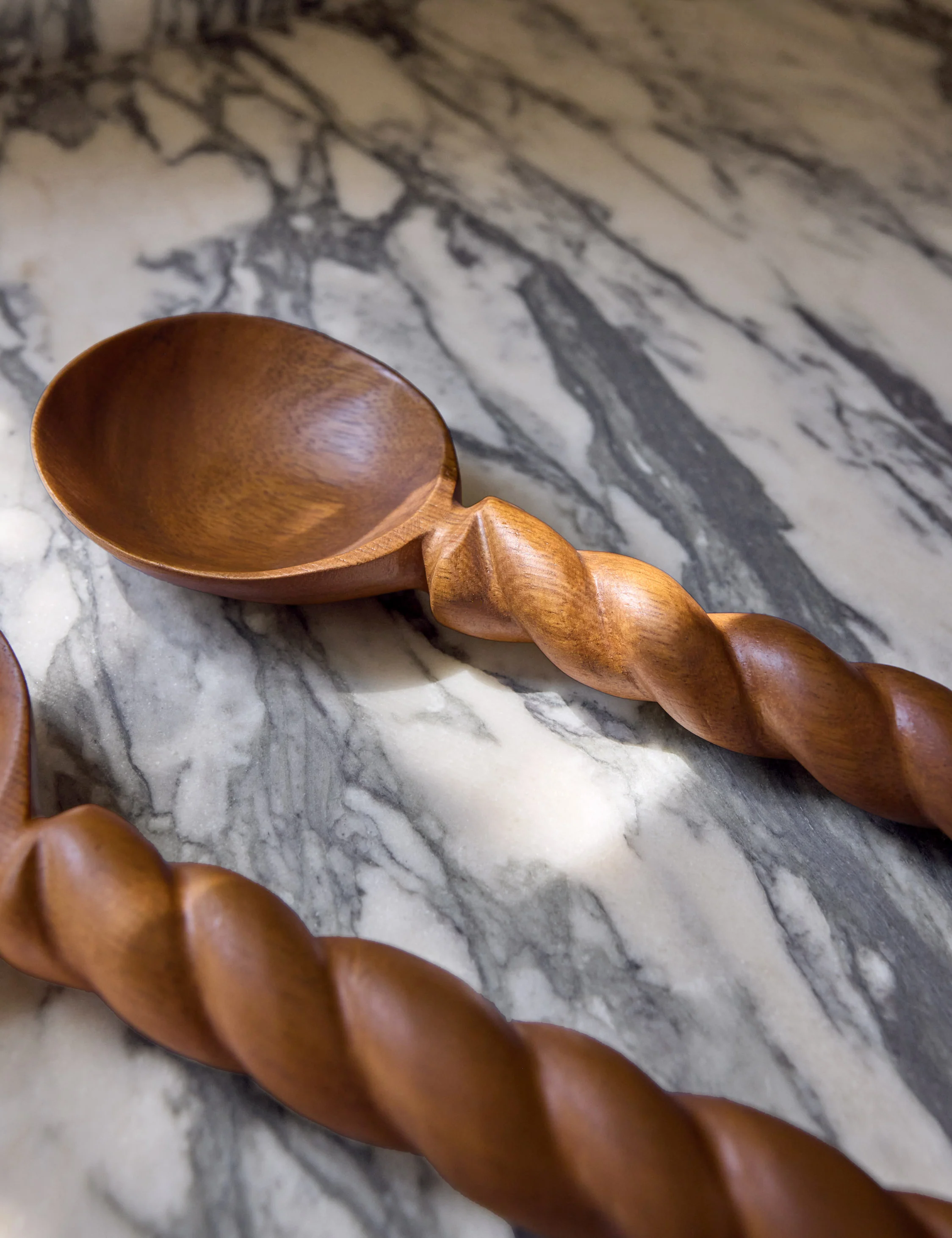 Braided Wood Salad Servers (set of 2) by Sarah Sherman Samuel