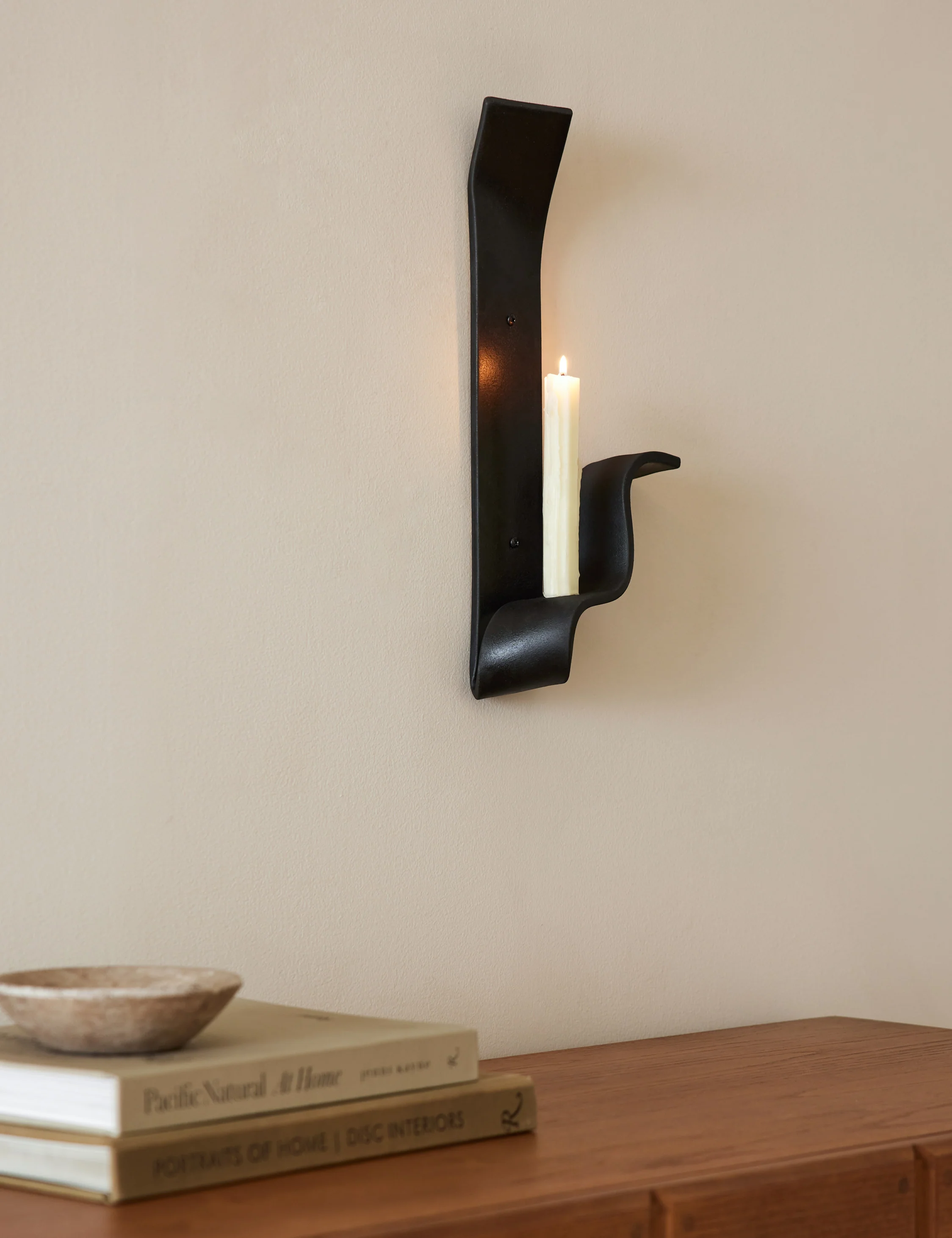 Moonara Candle Sconce by SIN