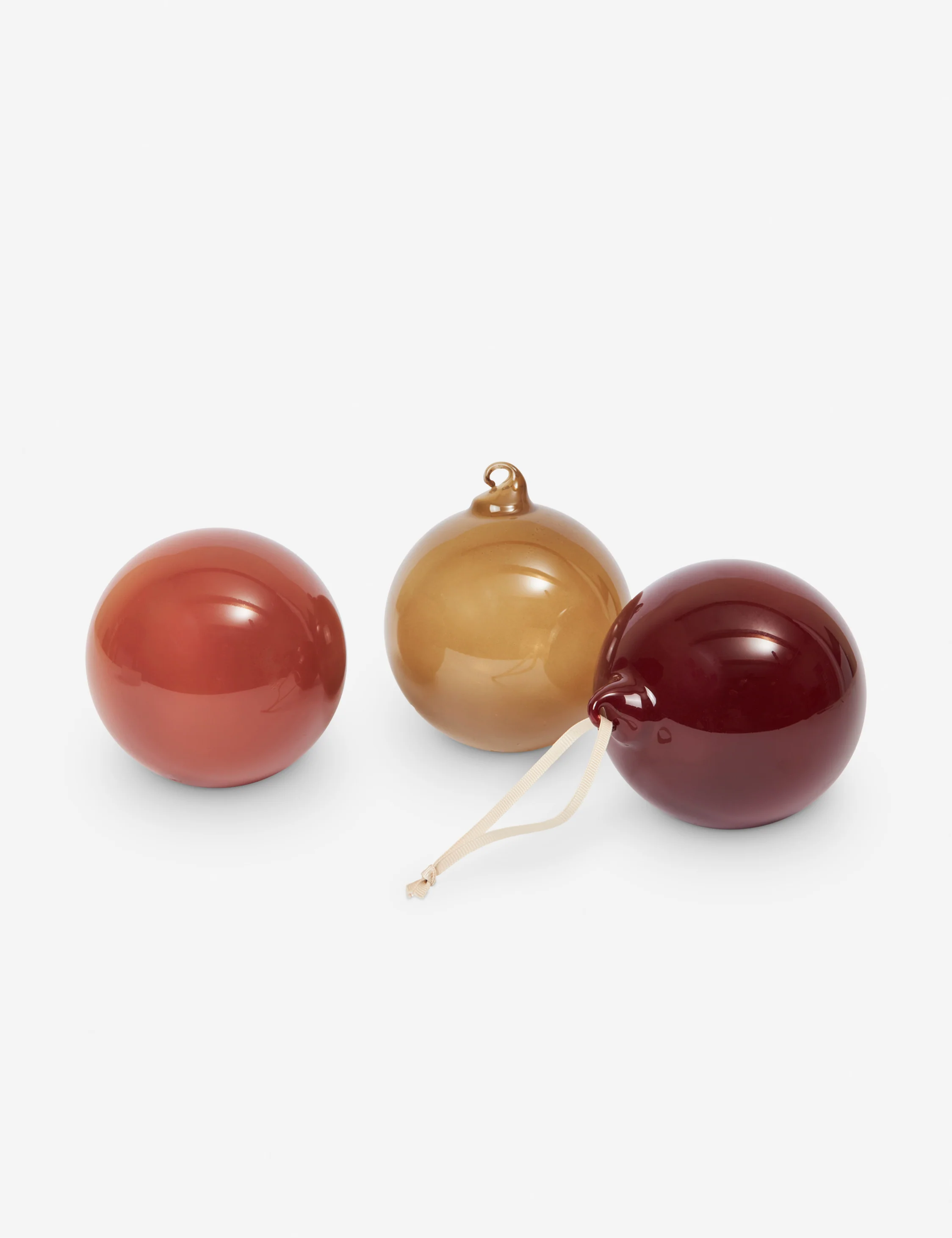 Glass Baubles (Set of 3) by Ferm Living