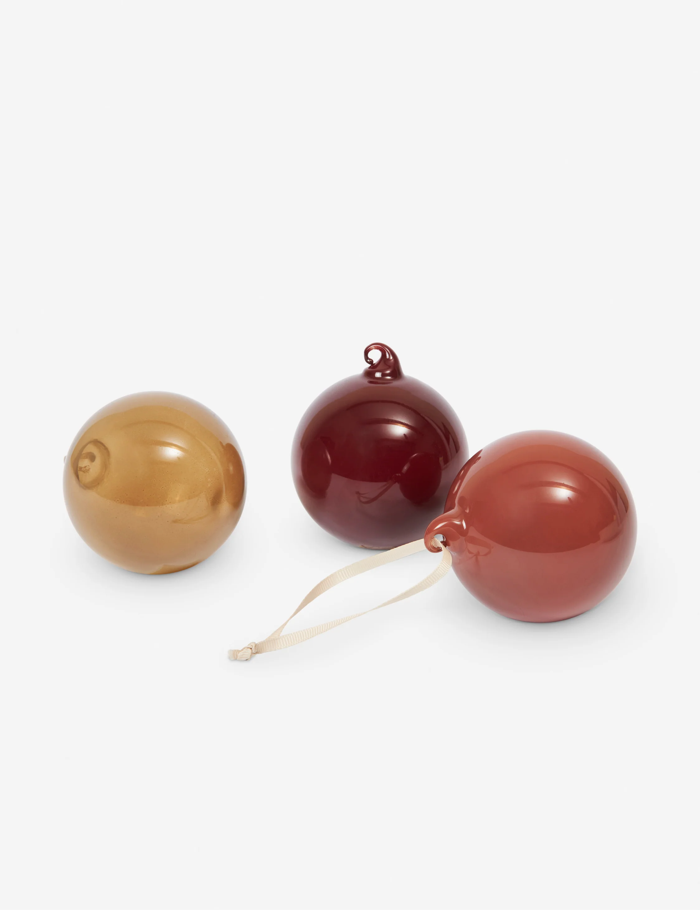 Glass Baubles (Set of 3) by Ferm Living