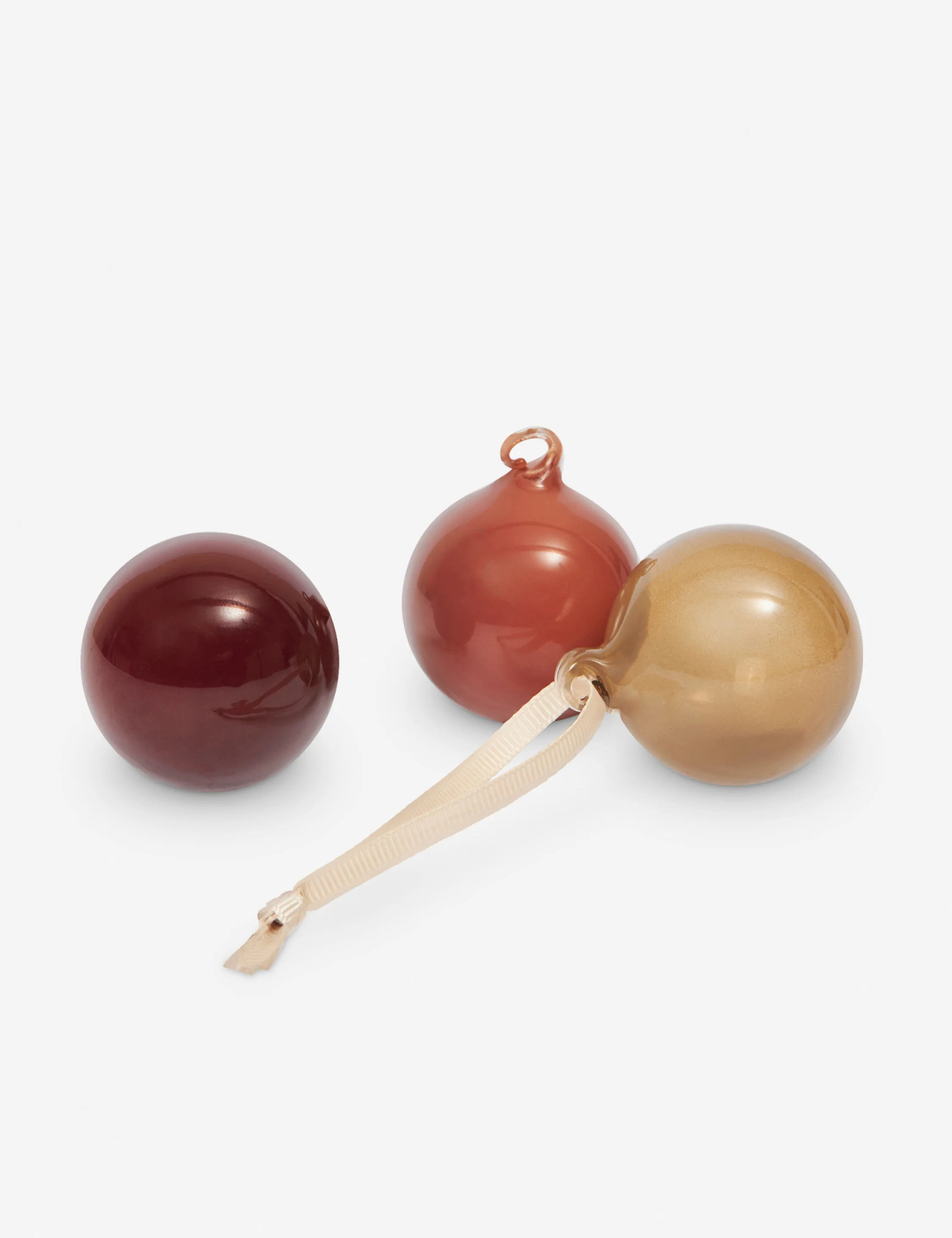 Glass Baubles (Set of 3) by Ferm Living