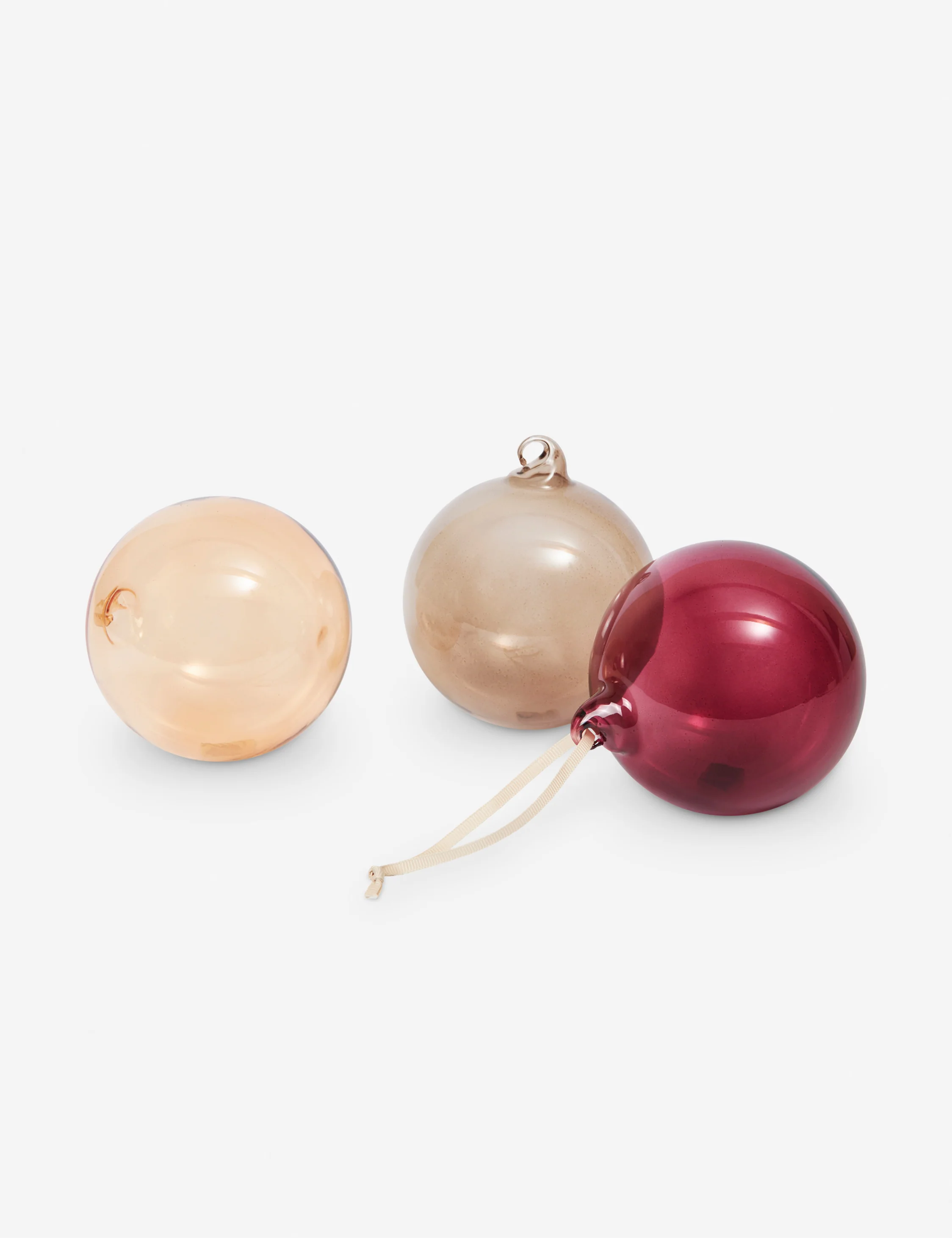Glass Baubles (Set of 3) by Ferm Living