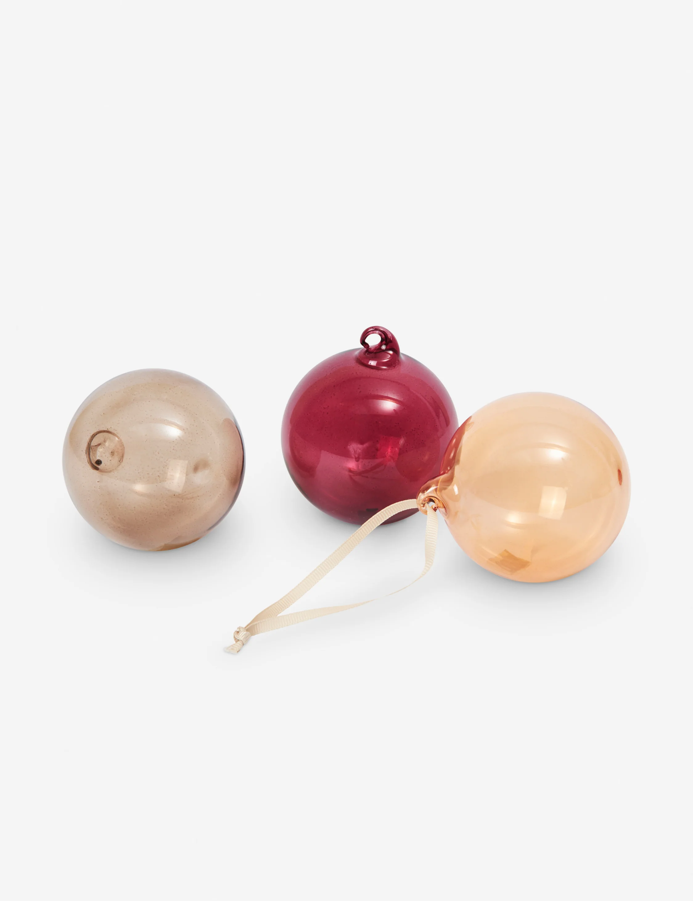 Glass Baubles (Set of 3) by Ferm Living