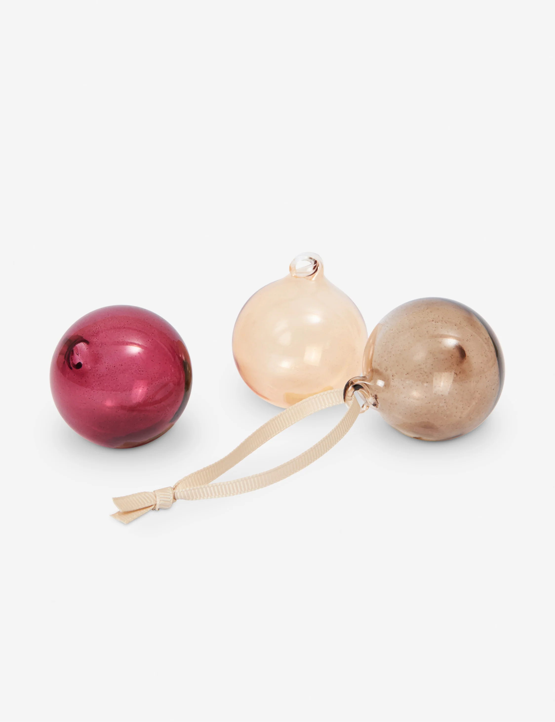 Glass Baubles (Set of 3) by Ferm Living