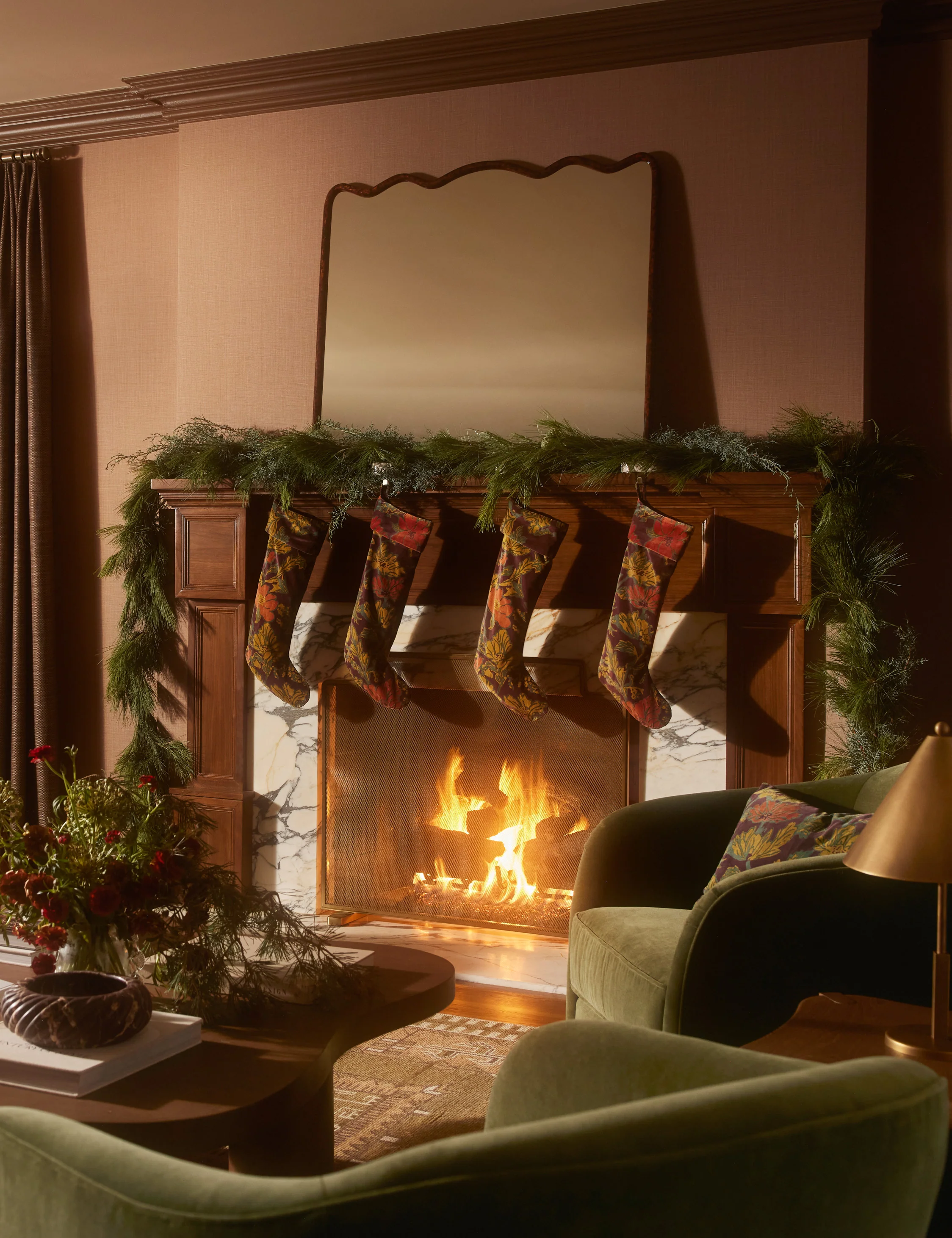 Agnetha Velvet Stocking