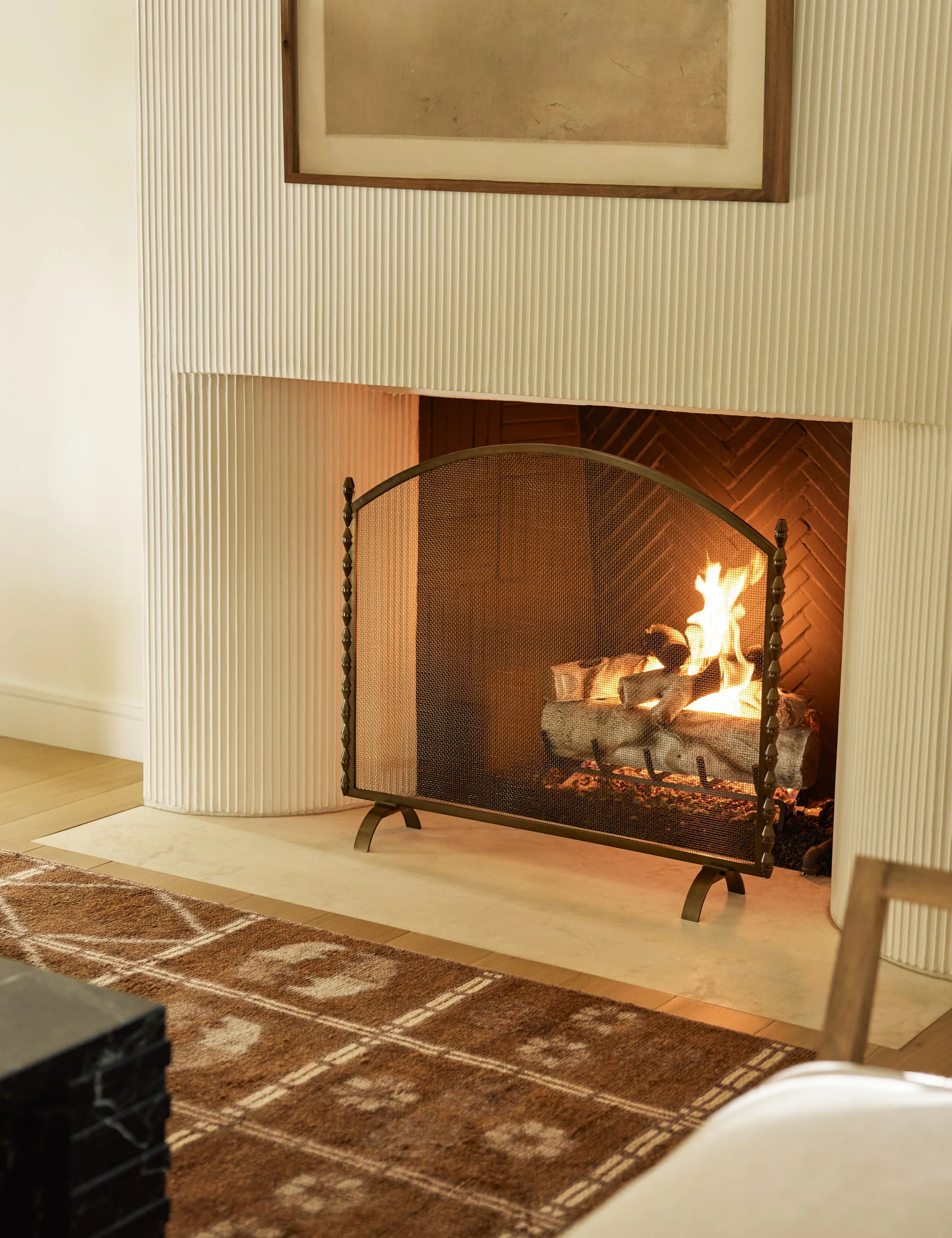 Topia Fireplace Screen by Ginny Macdonald