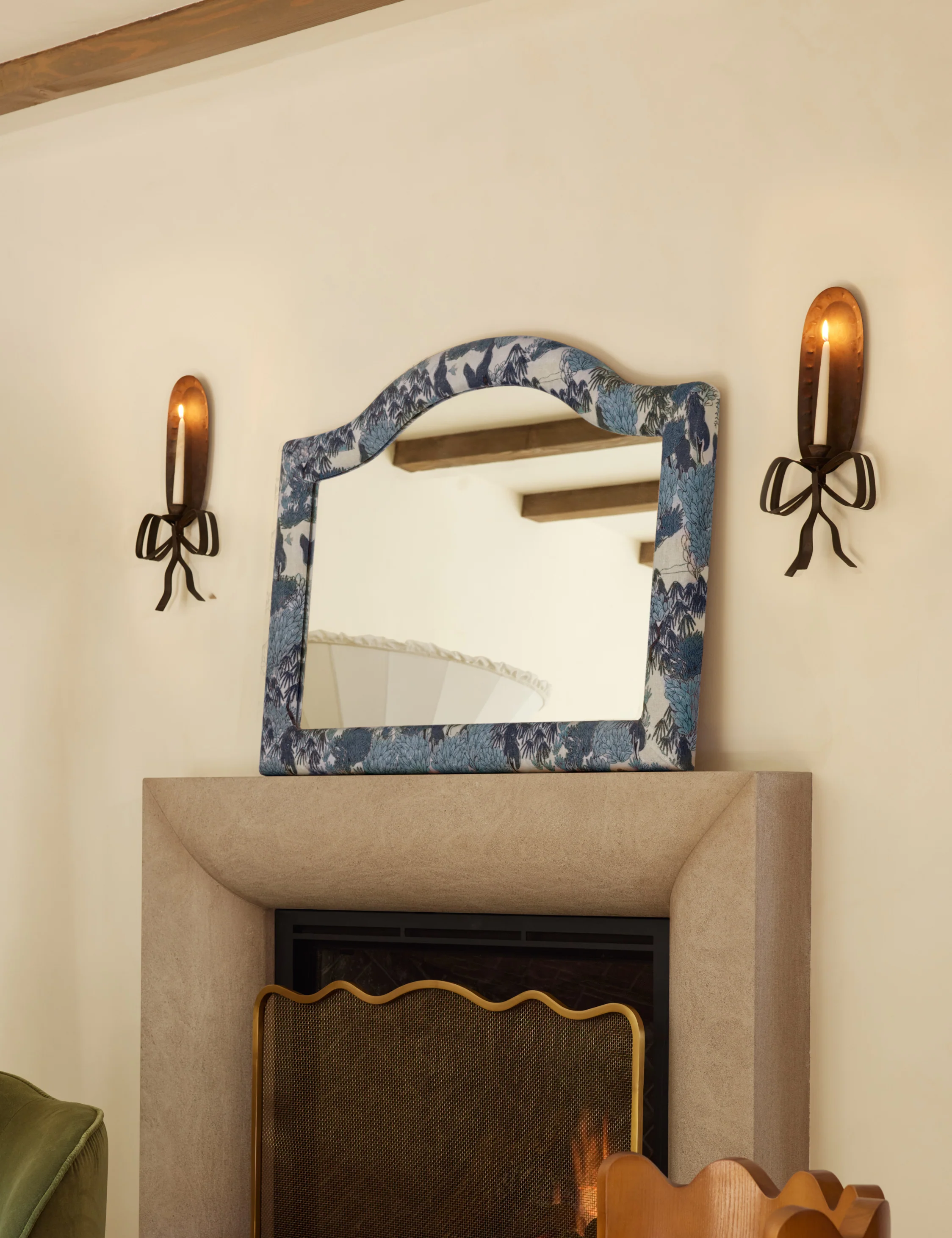 Ribbon Candle Sconce by Sarah Sherman Samuel