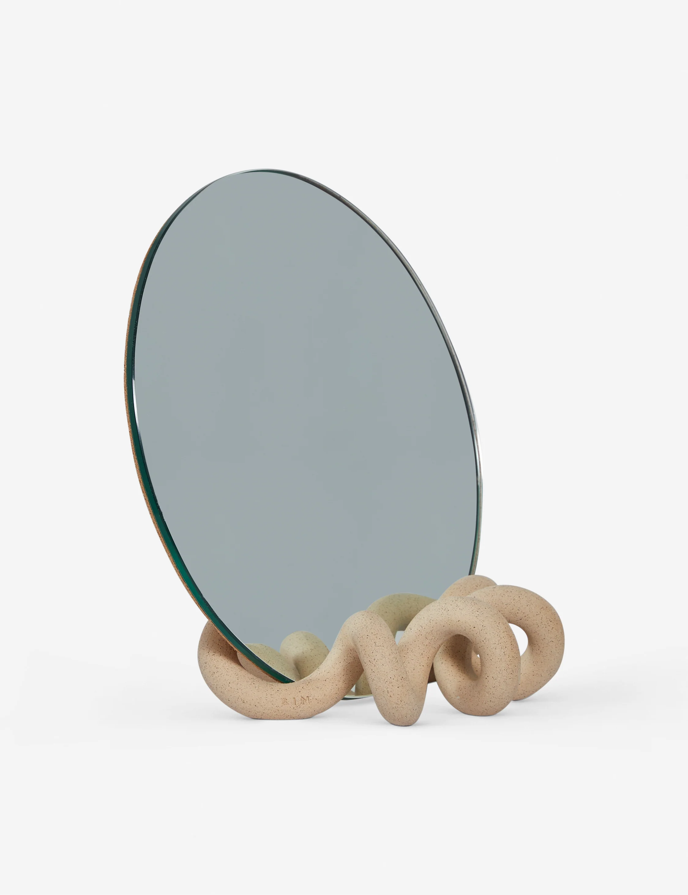 Curlee Table Mirror by SIN Ceramics