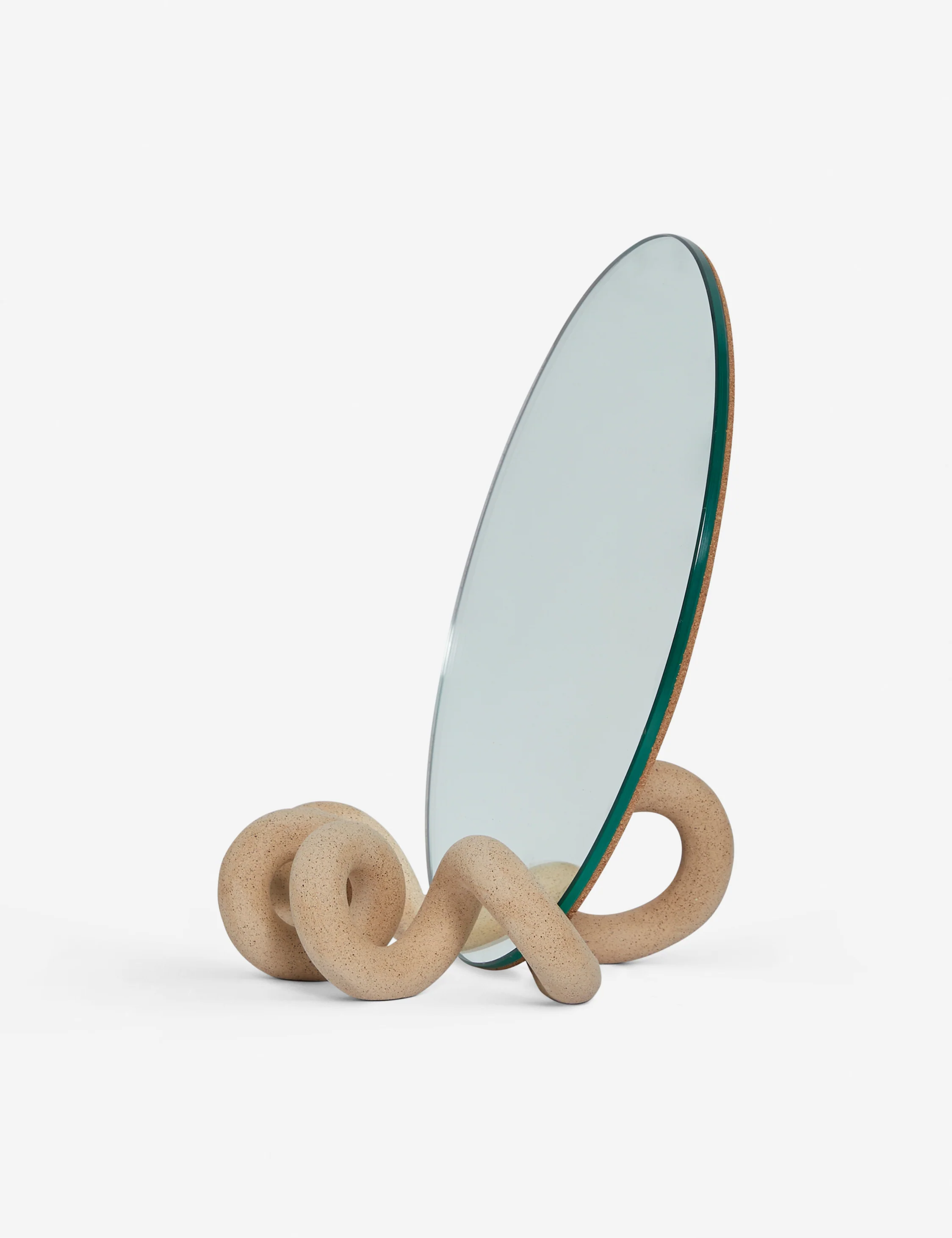 Curlee Table Mirror by SIN Ceramics