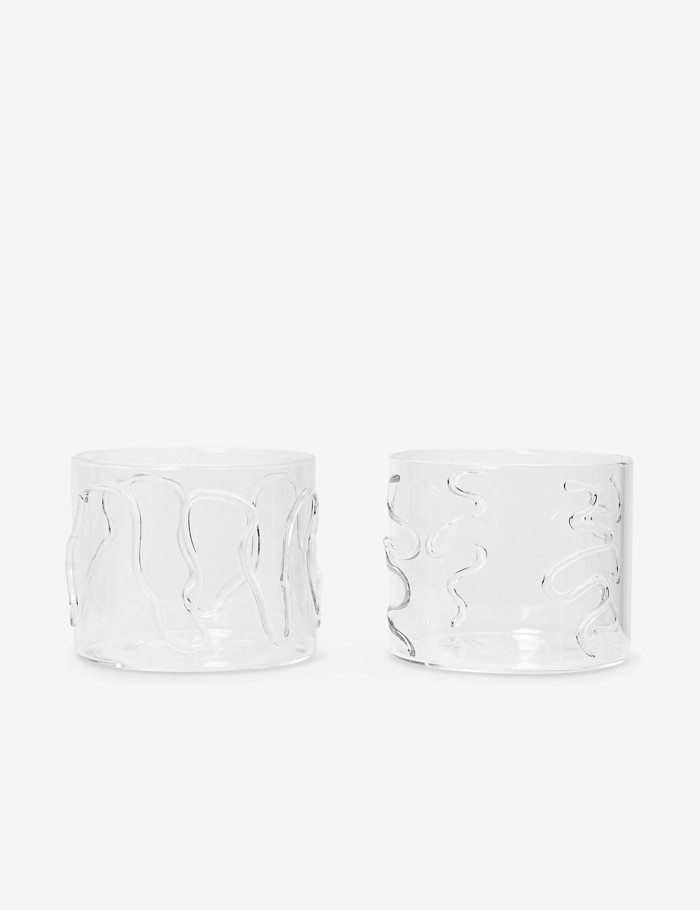 Doodle Glasses (Set of 2) by Ferm Living