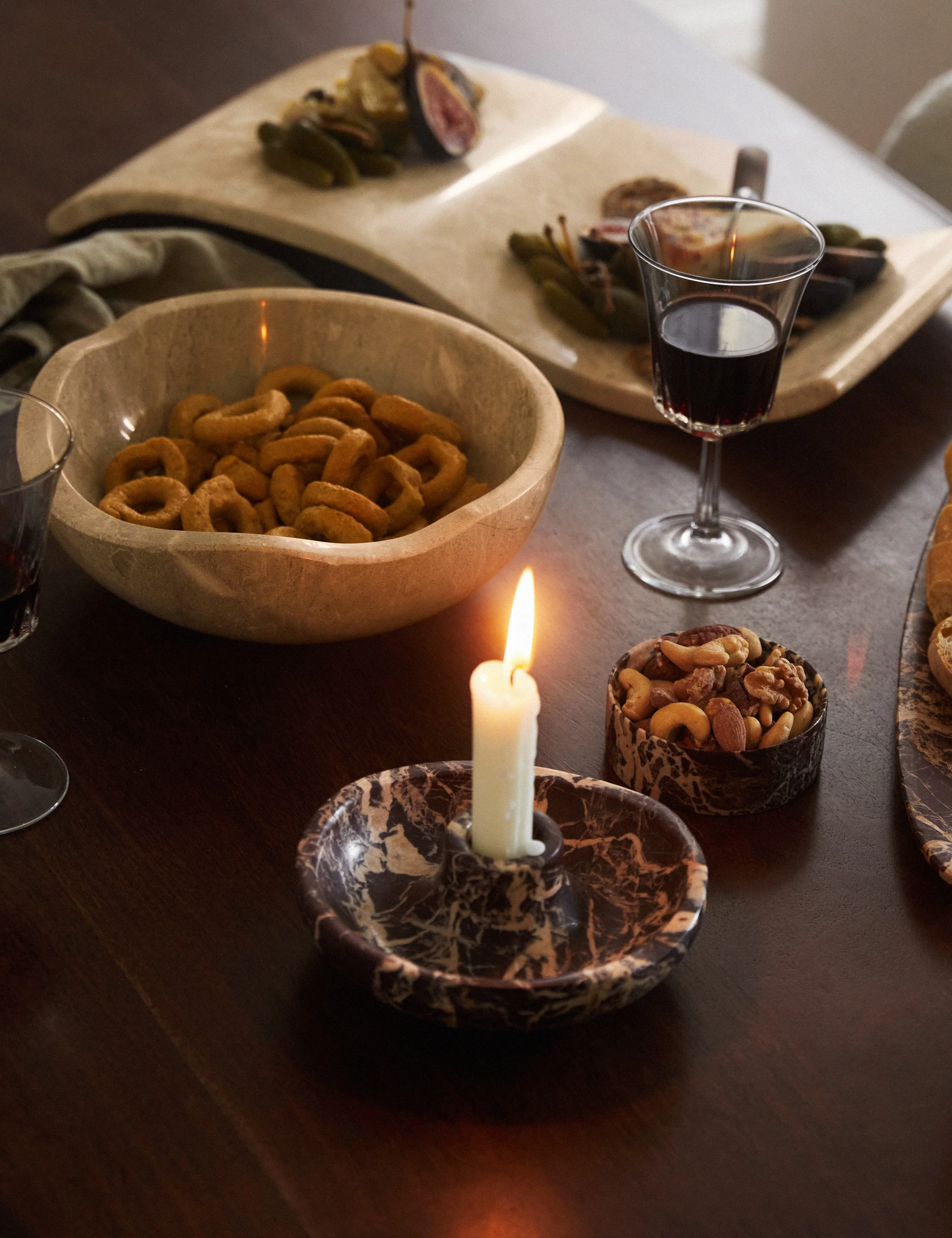 Marble Candle Holder by Chloé Crane-Leroux x Anastasio Home