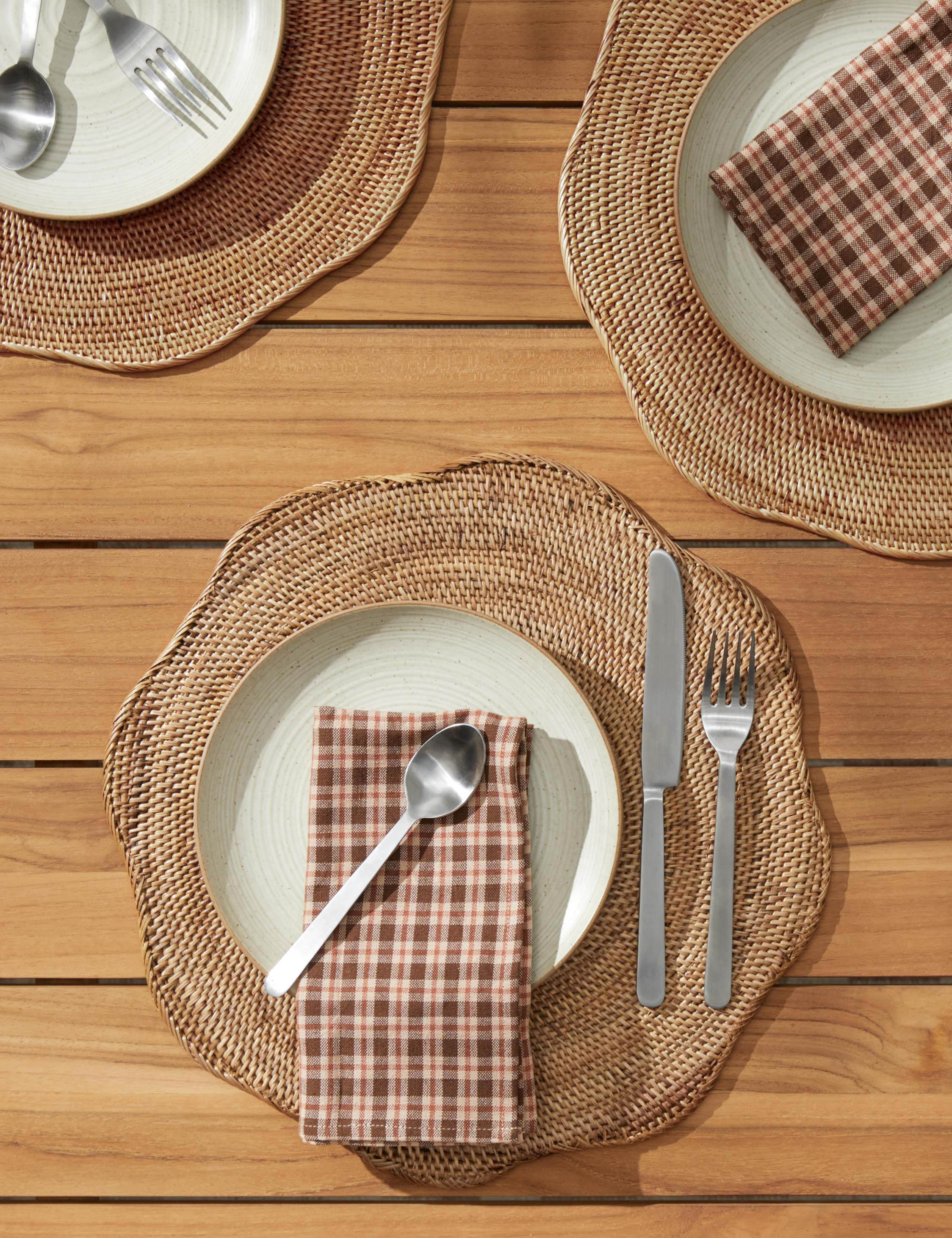 Tyna Rattan Placemats (Set of 4)