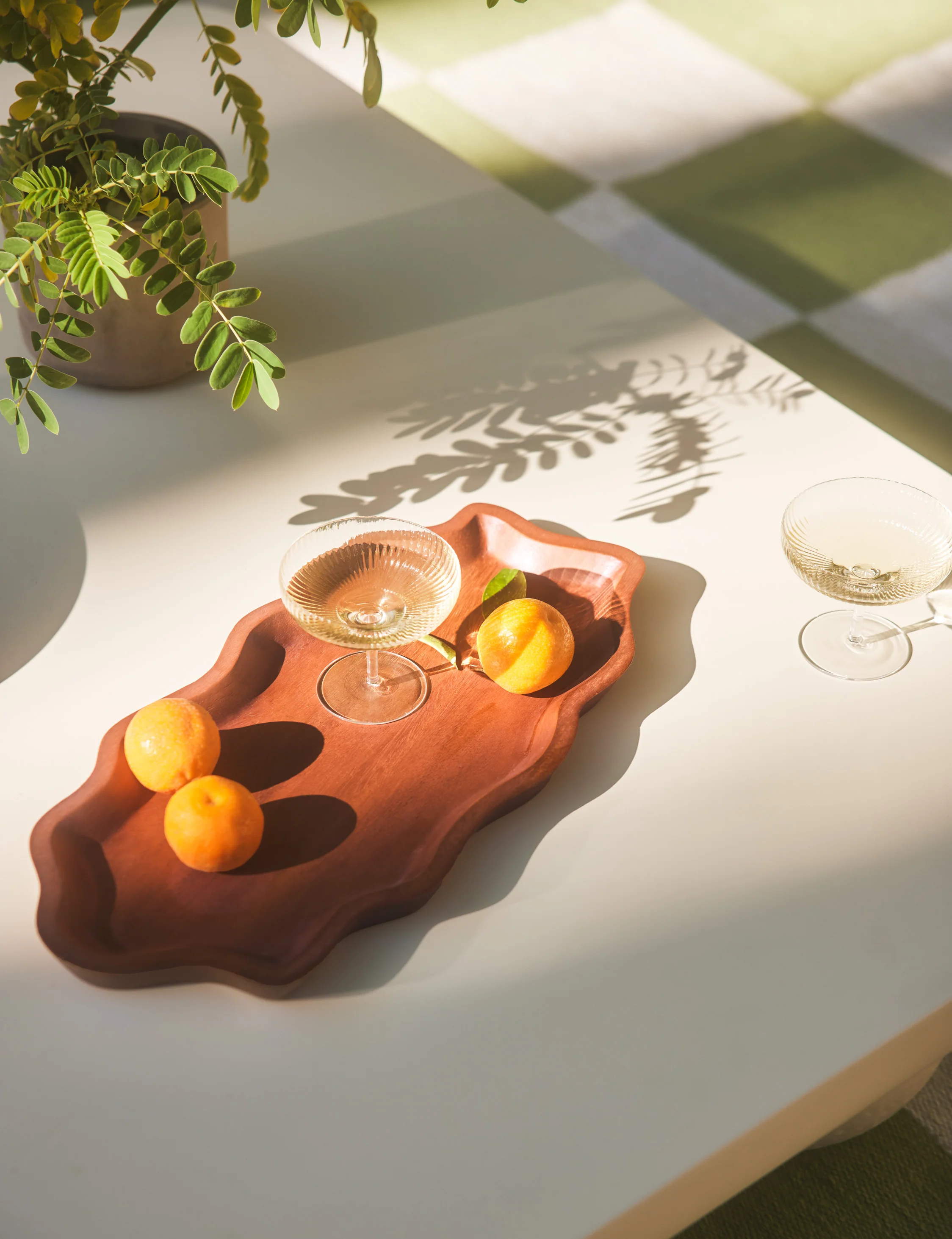 Ruffle Serving Tray by Sarah Sherman Samuel