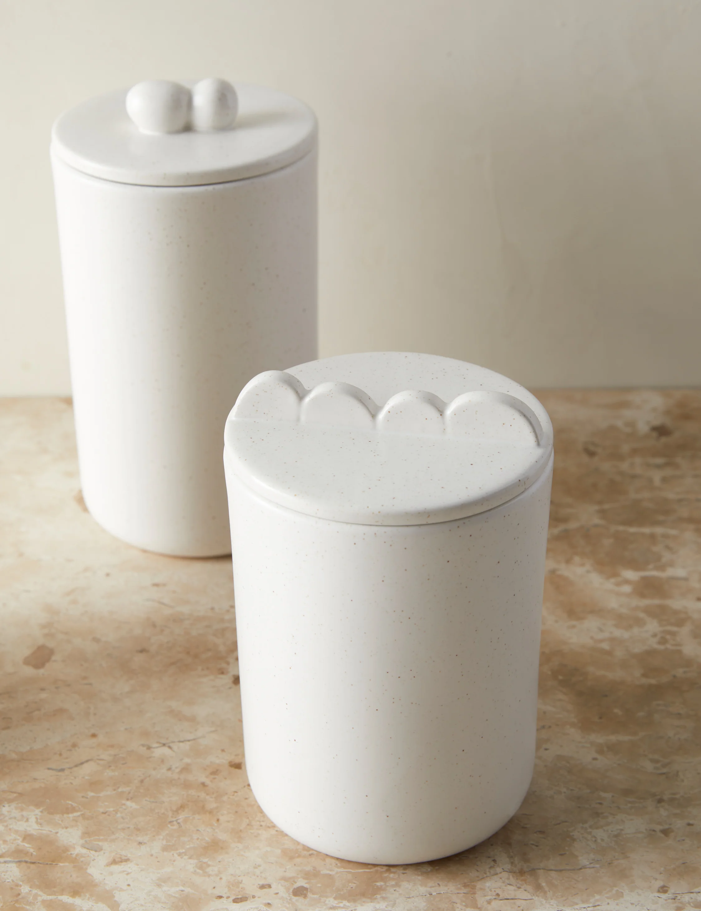 Shapeshifter Ceramic Canister (Set of 3) by Sarah Sherman Samuel