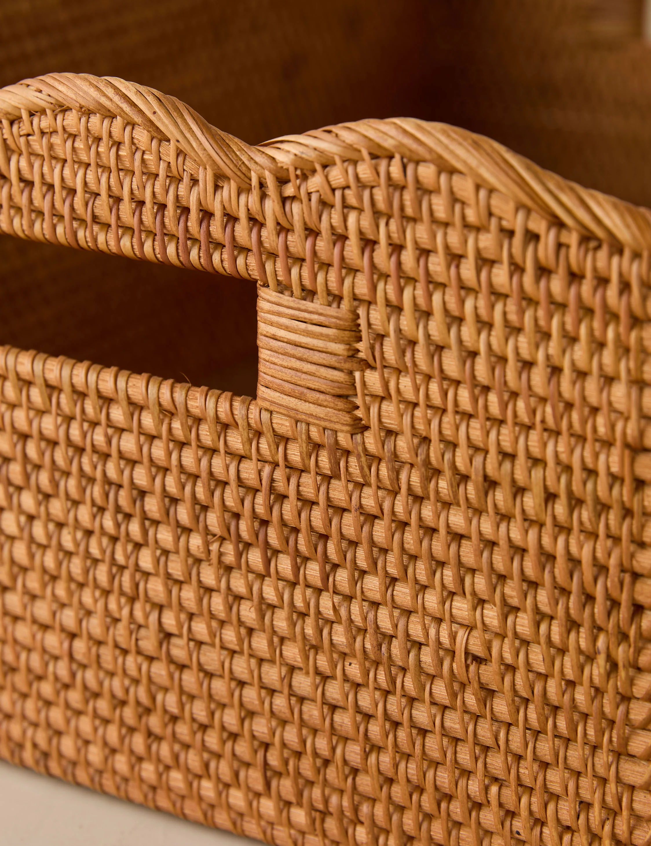 Tyna Rattan Storage Bin