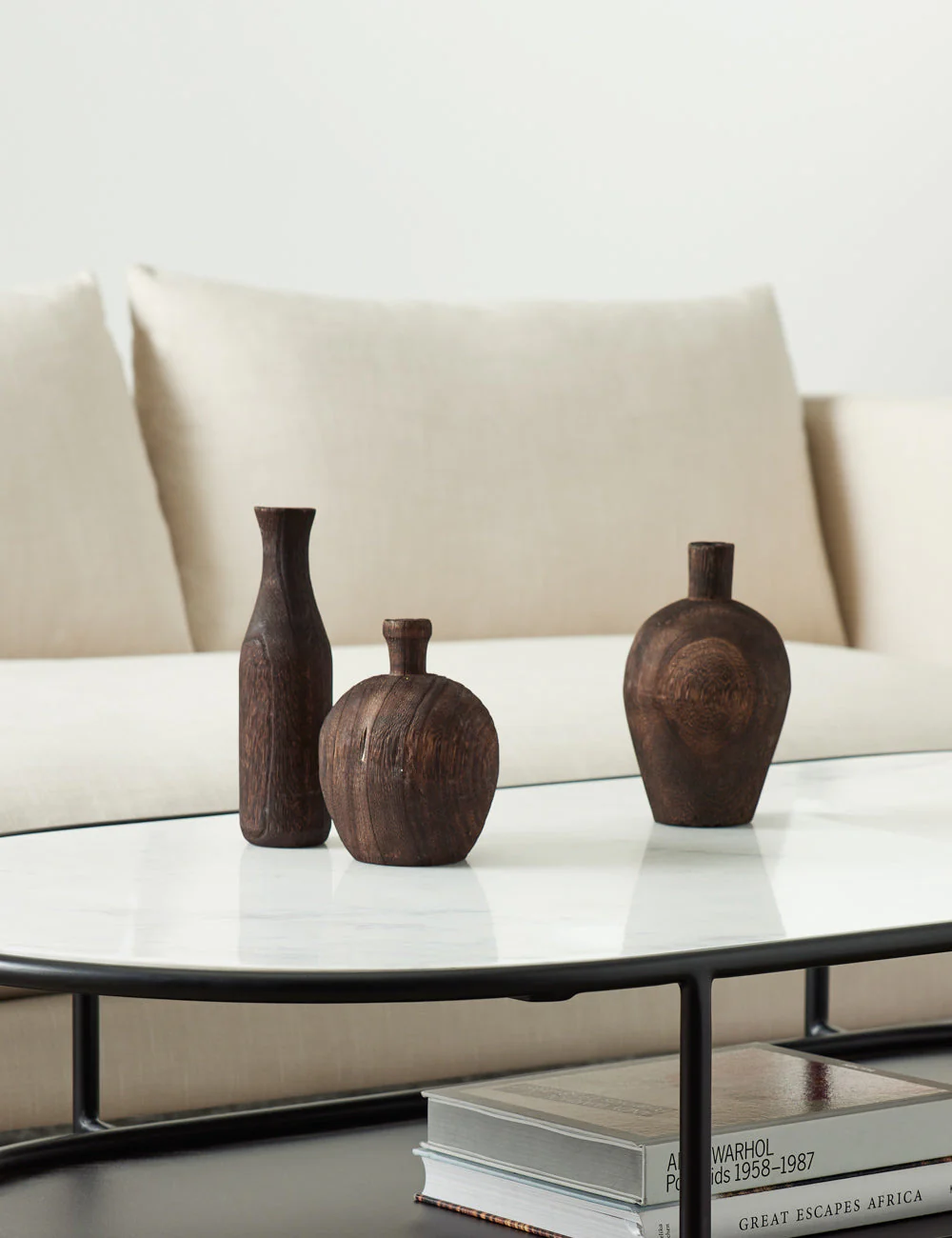 Charlynn Wood Vases (Set of 3)