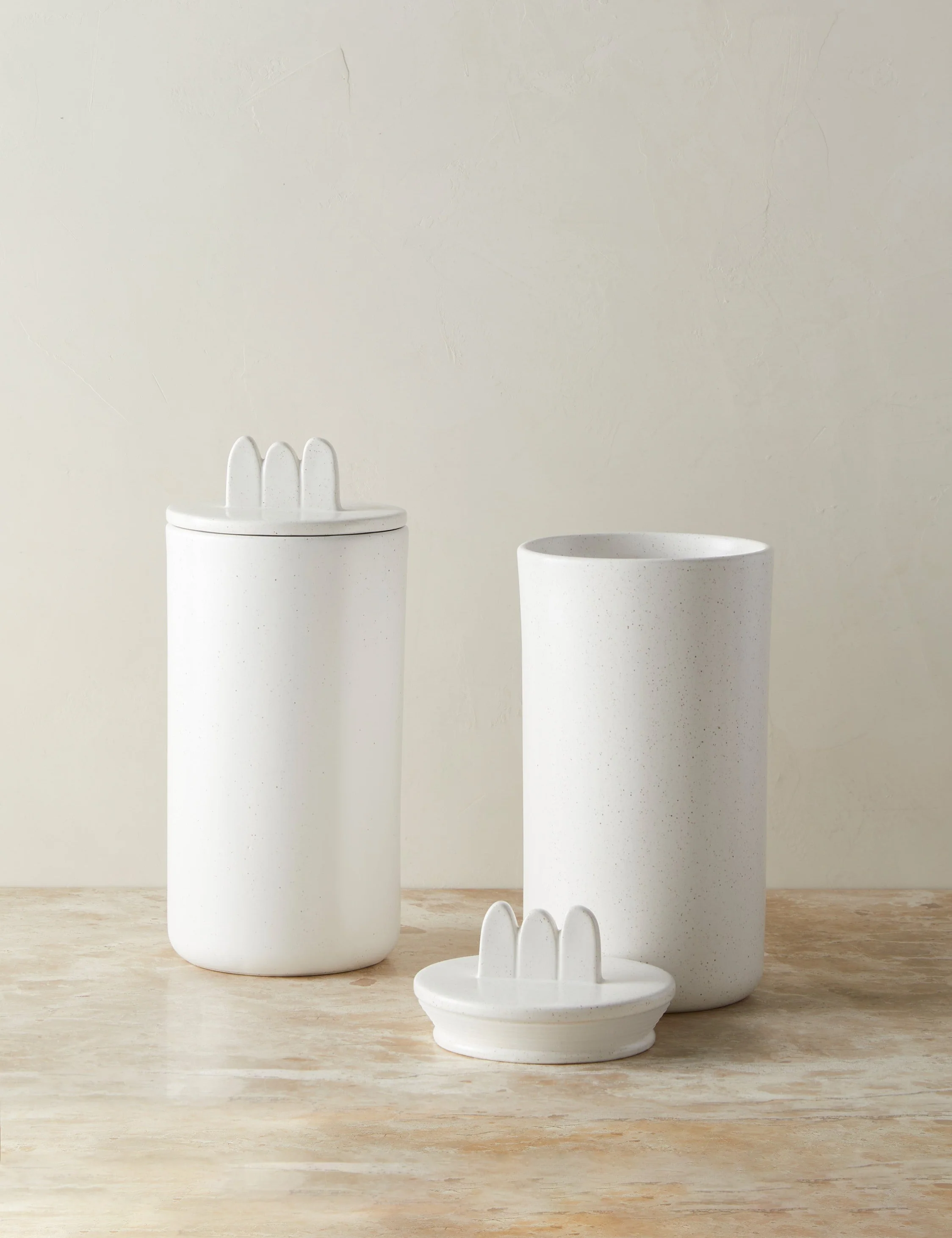 Shapeshifter Ceramic Canister (Set of 2) by Sarah Sherman Samuel