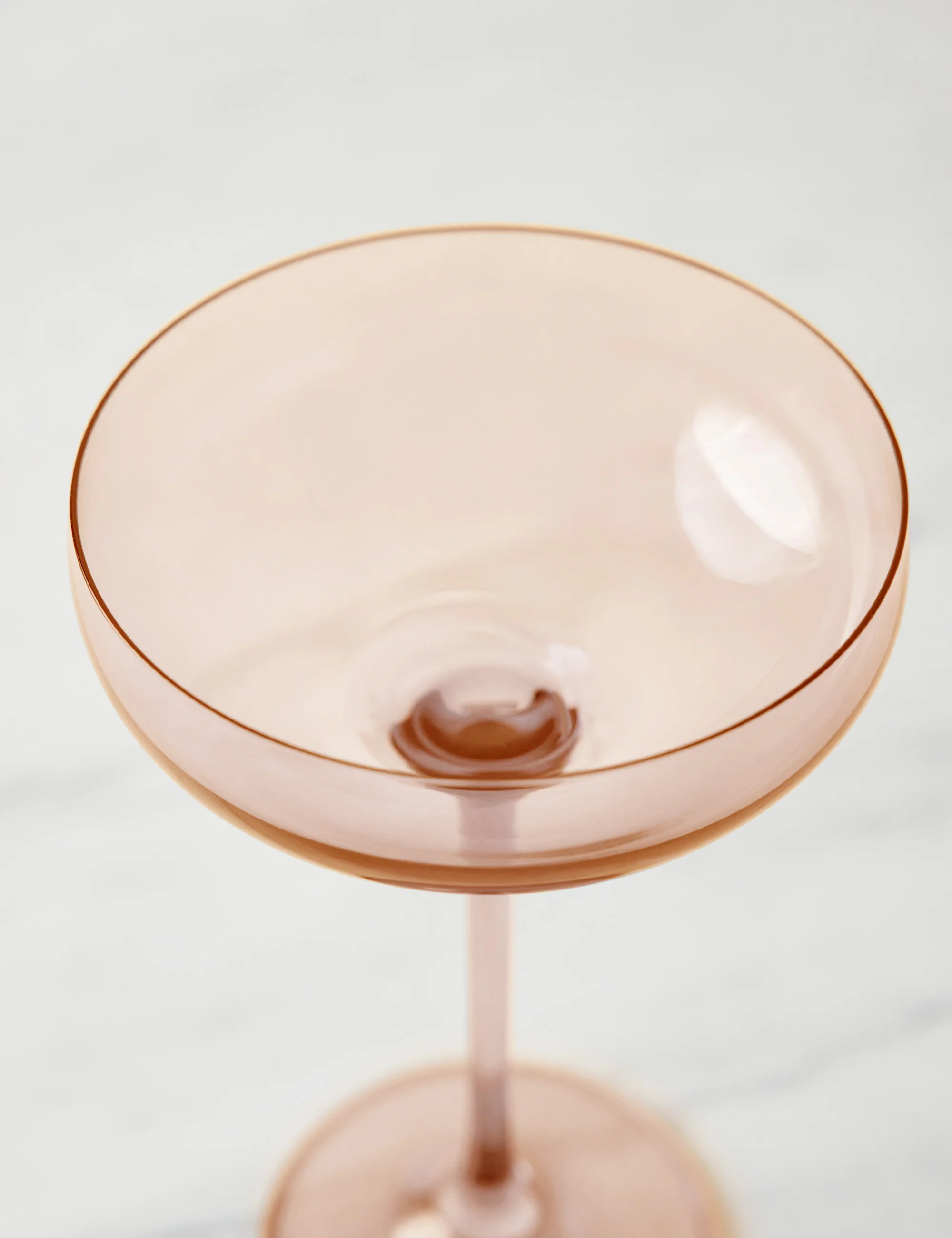 Champagne Coupes (Set of 2) by Estelle Colored Glass