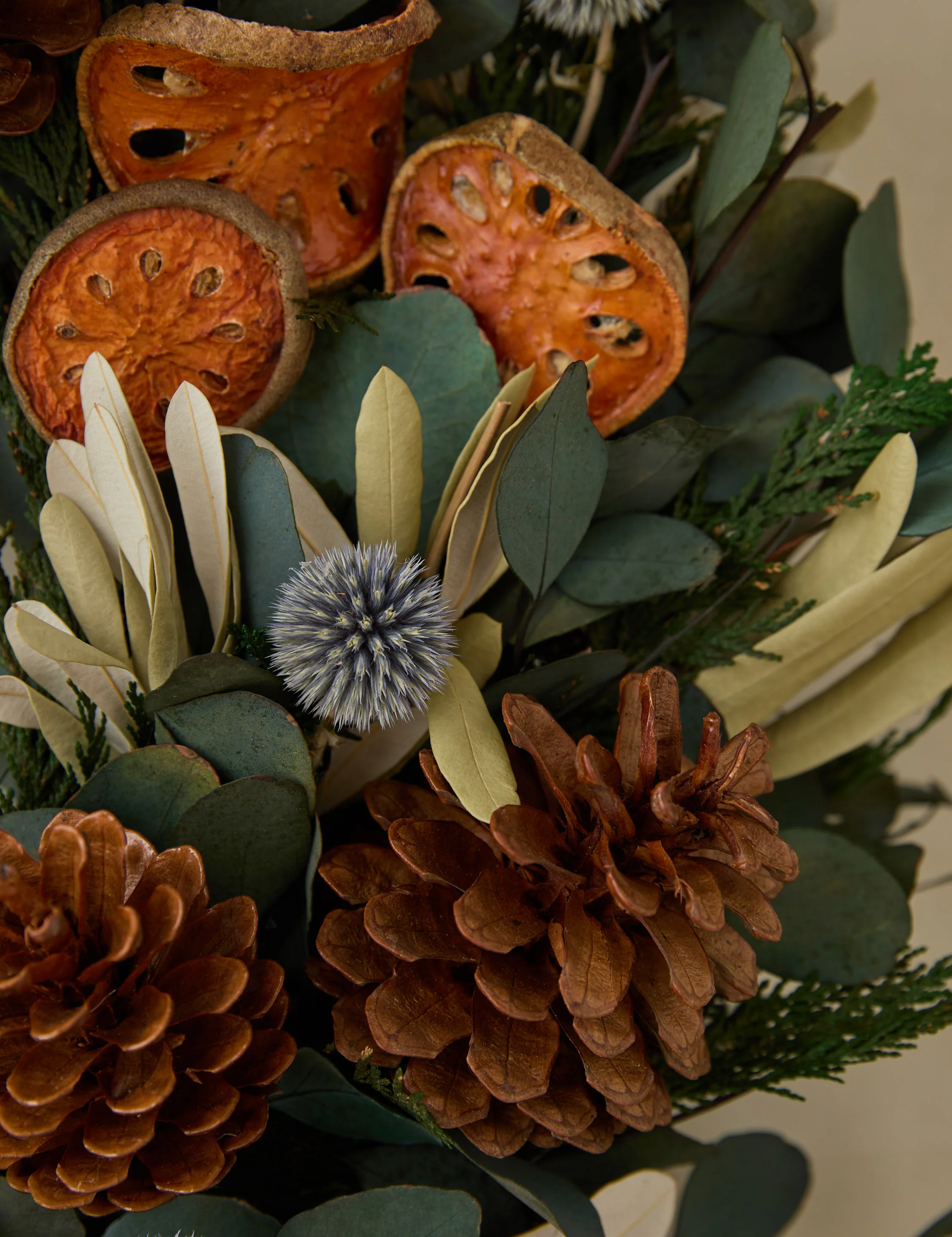 Preserved Quince + Cedar Wreath