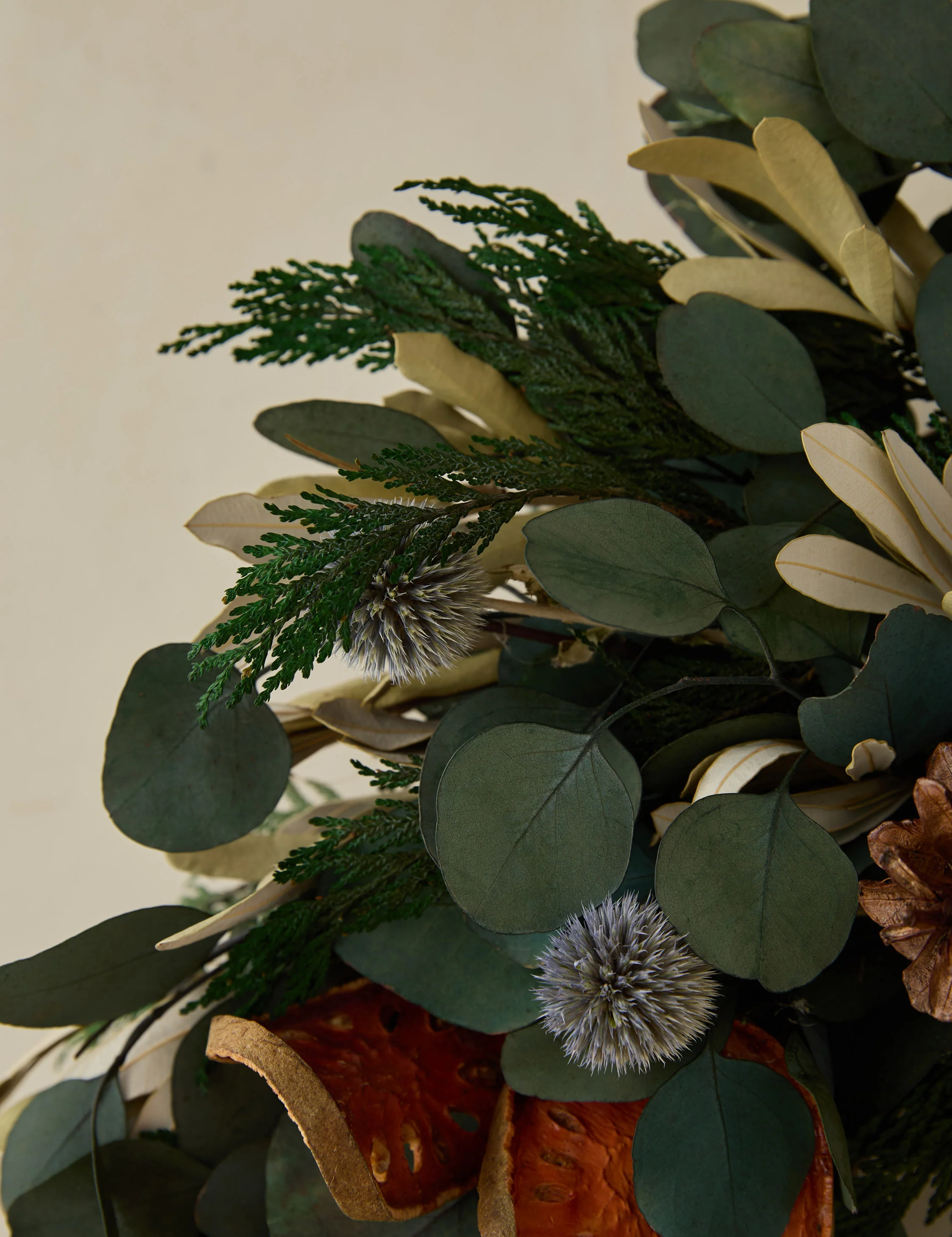 Preserved Quince + Cedar Wreath