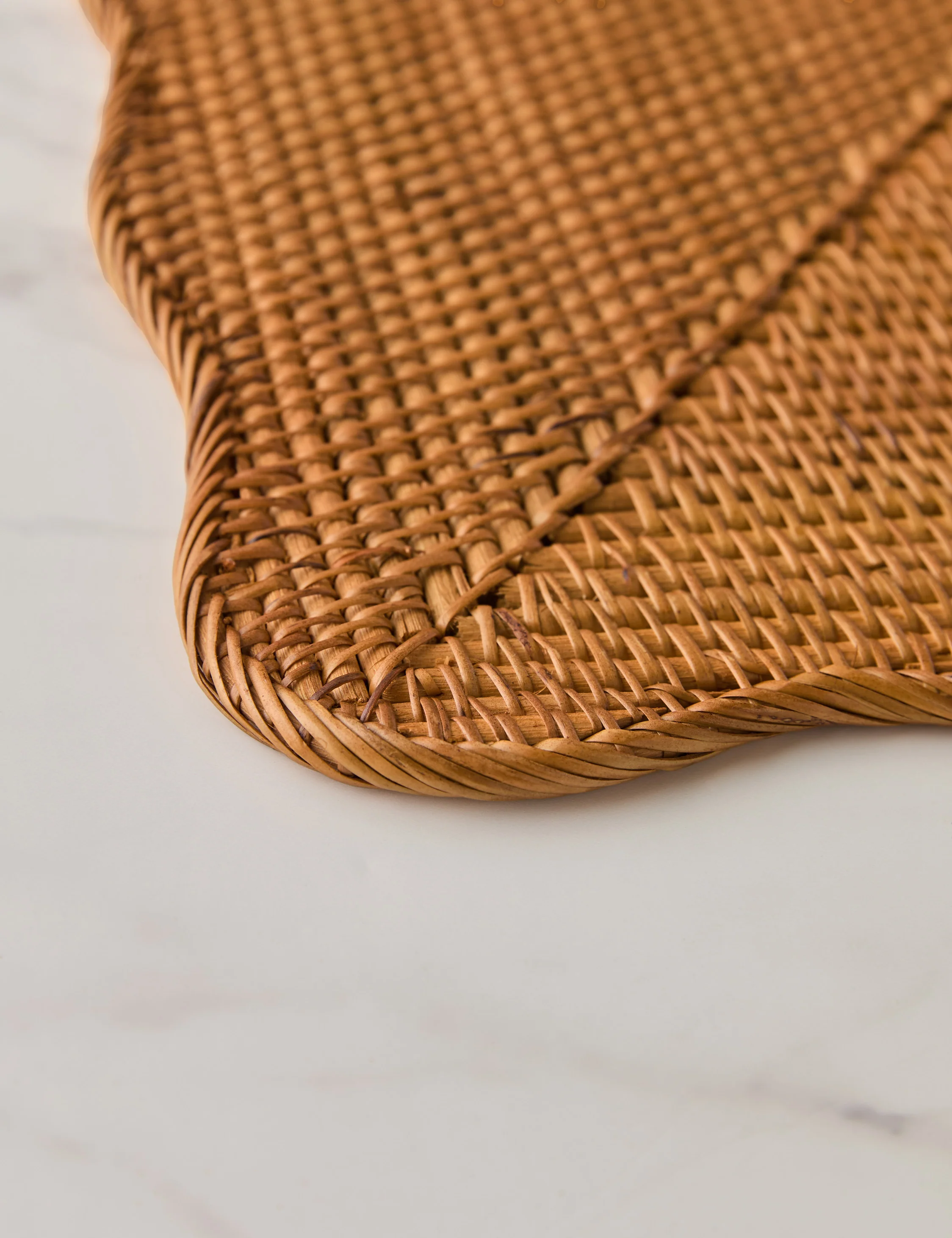 Tyna Rattan Coasters (Set of 4) 4 Tyna Rattan Coasters (Set of 4)