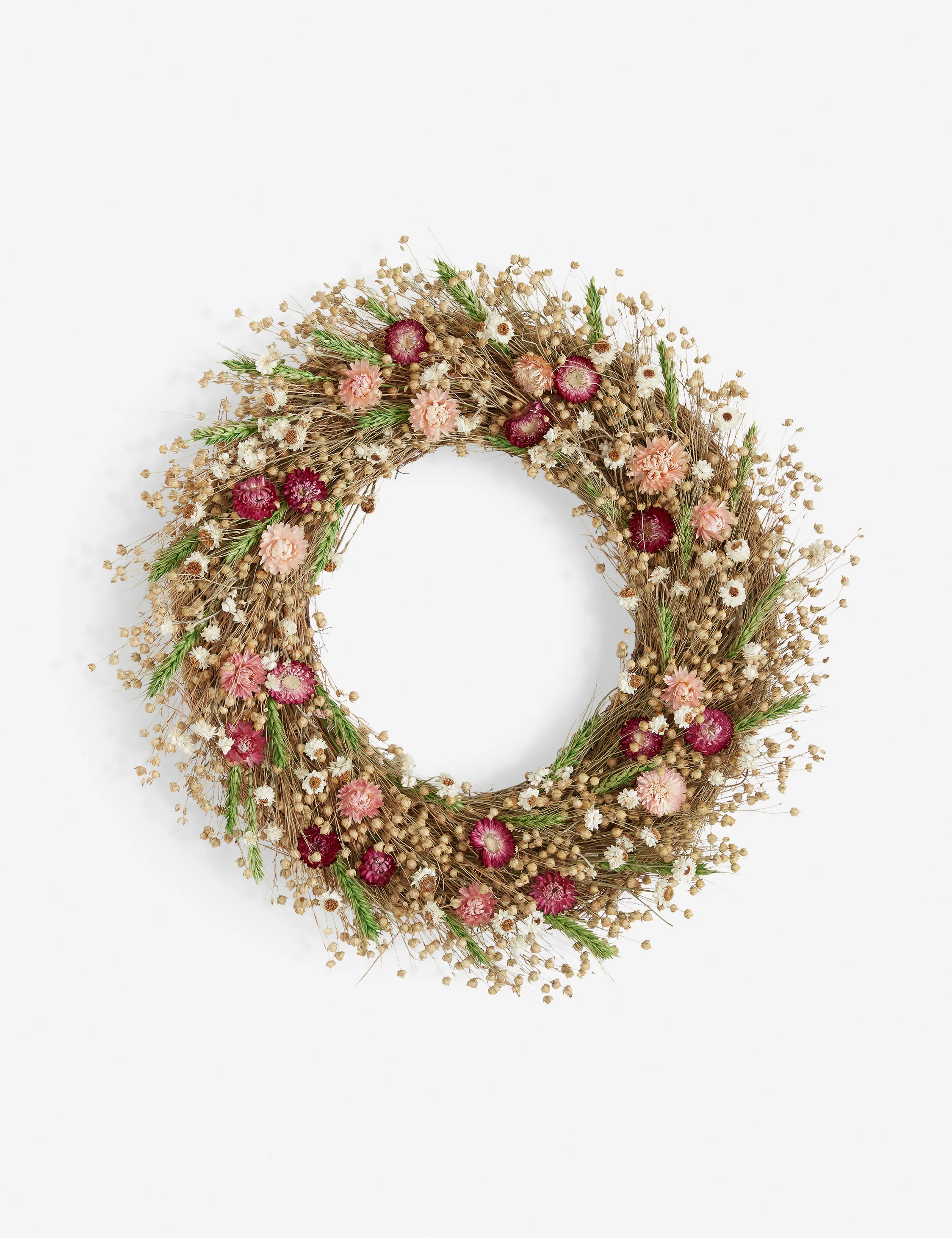Preserved Maytide Florals Wreath