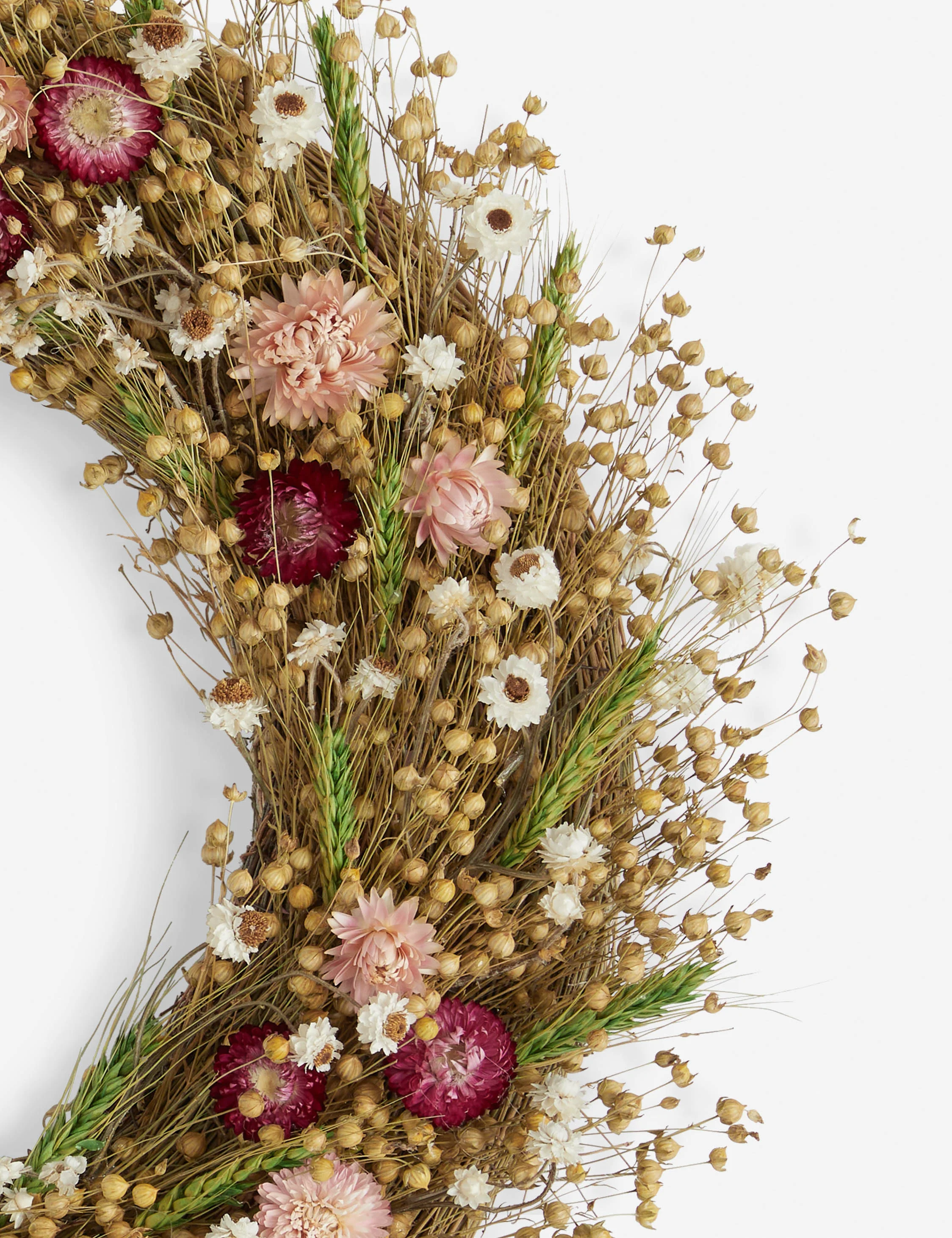 Preserved Maytide Florals Wreath