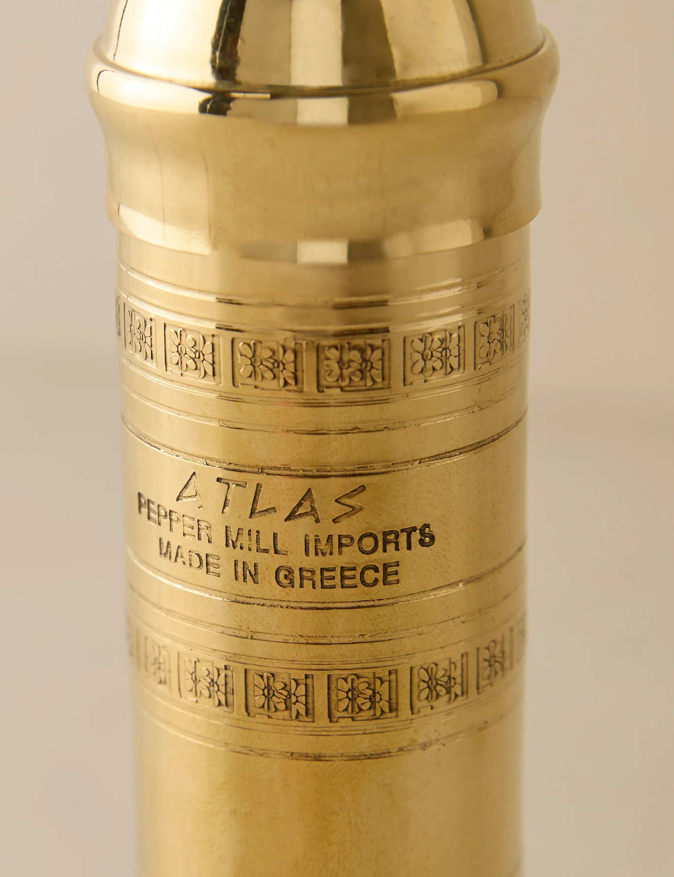 Atlas Brass Salt Mill