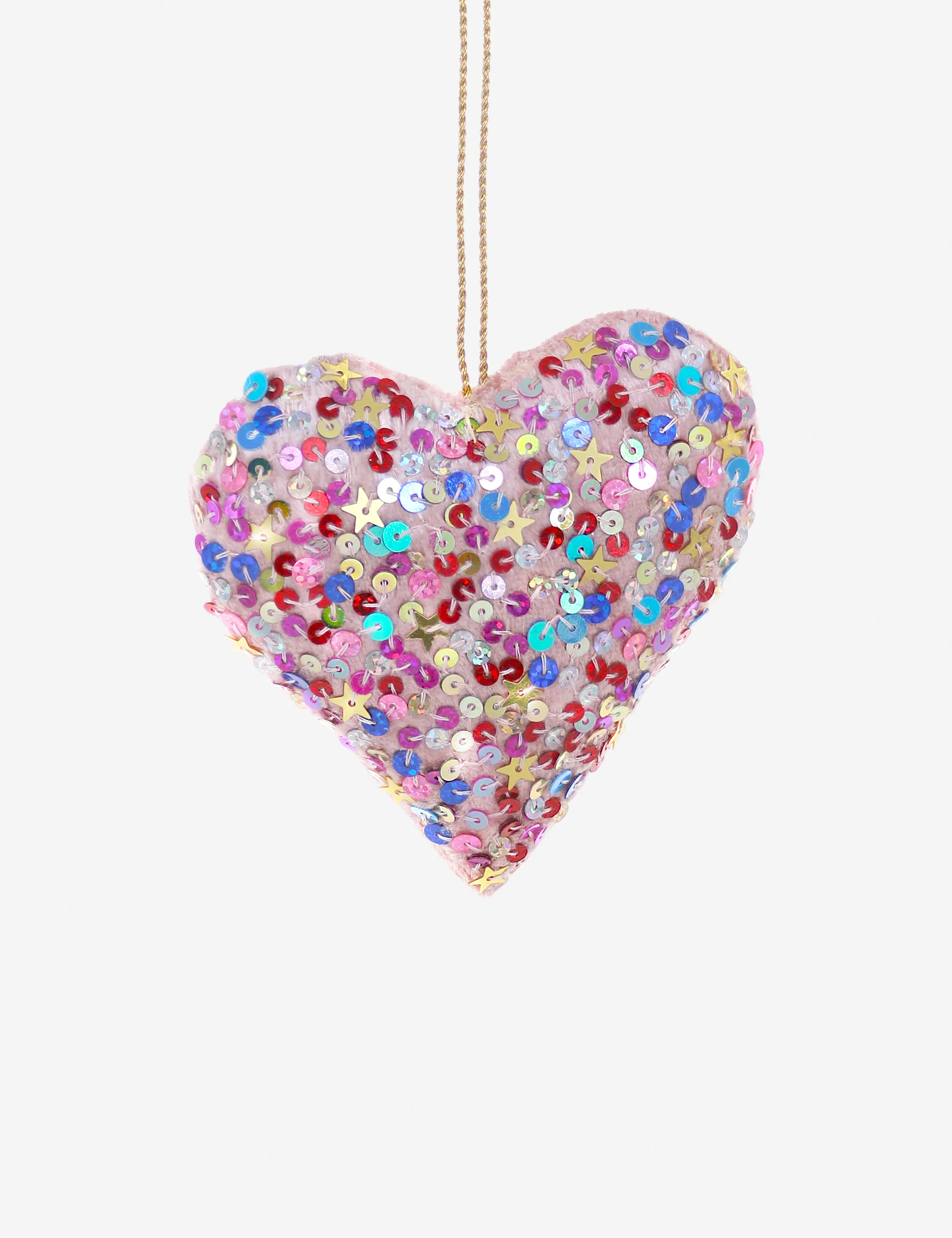 Magpie Sequin Heart Ornament by Cody Foster and Co