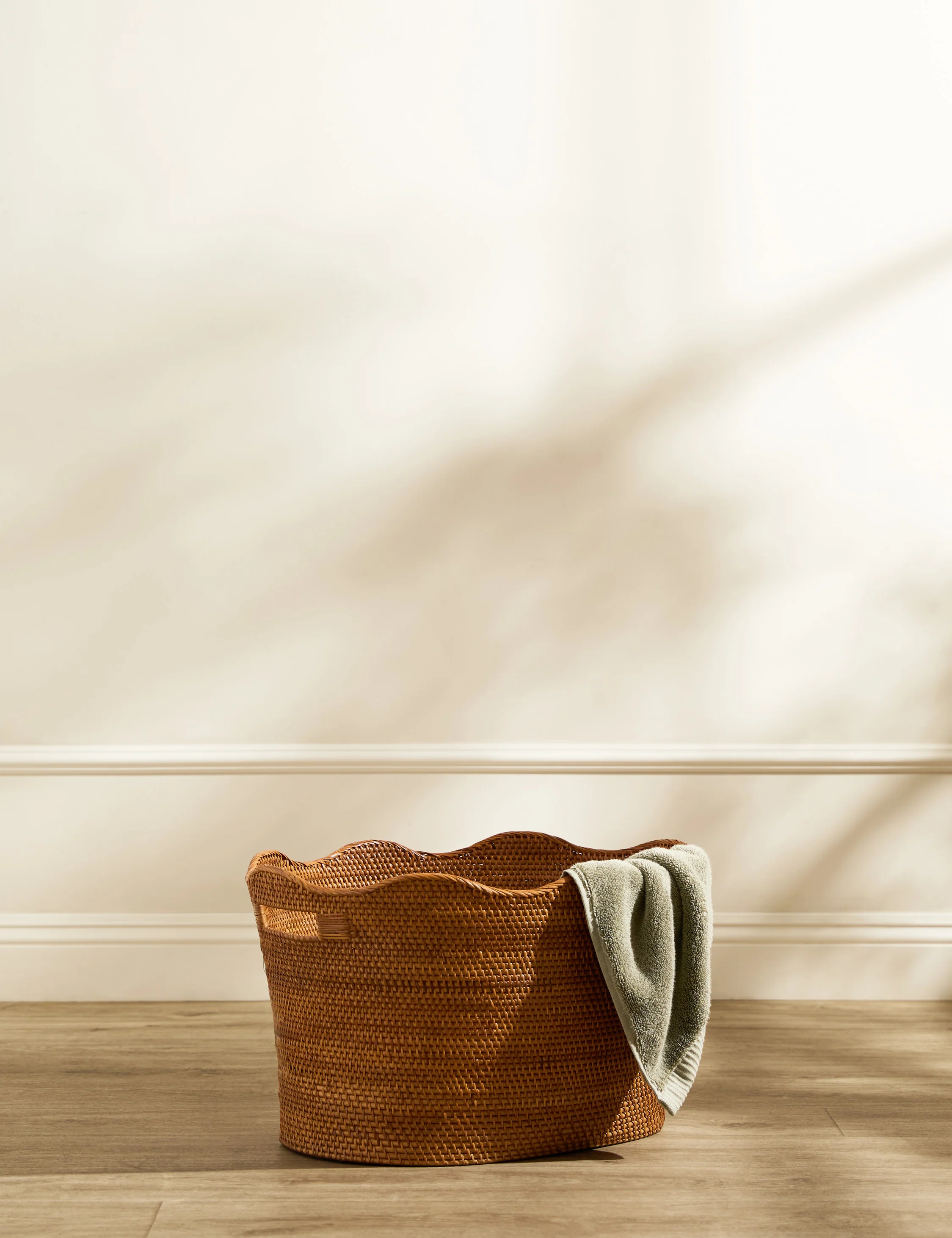 Tyna Rattan Laundry Basket