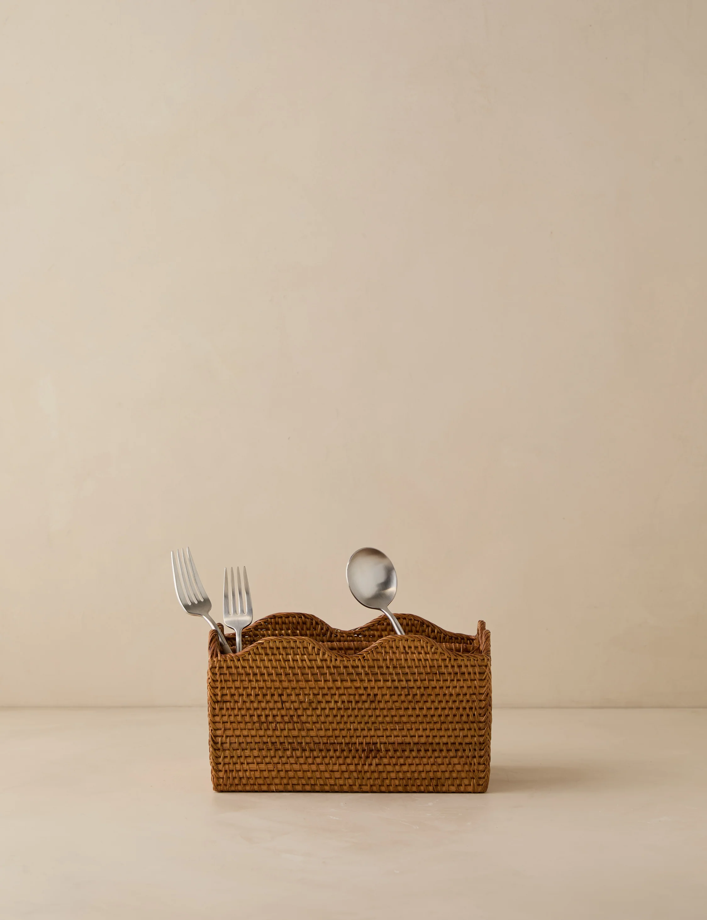 Tyna Rattan Utensil Caddy