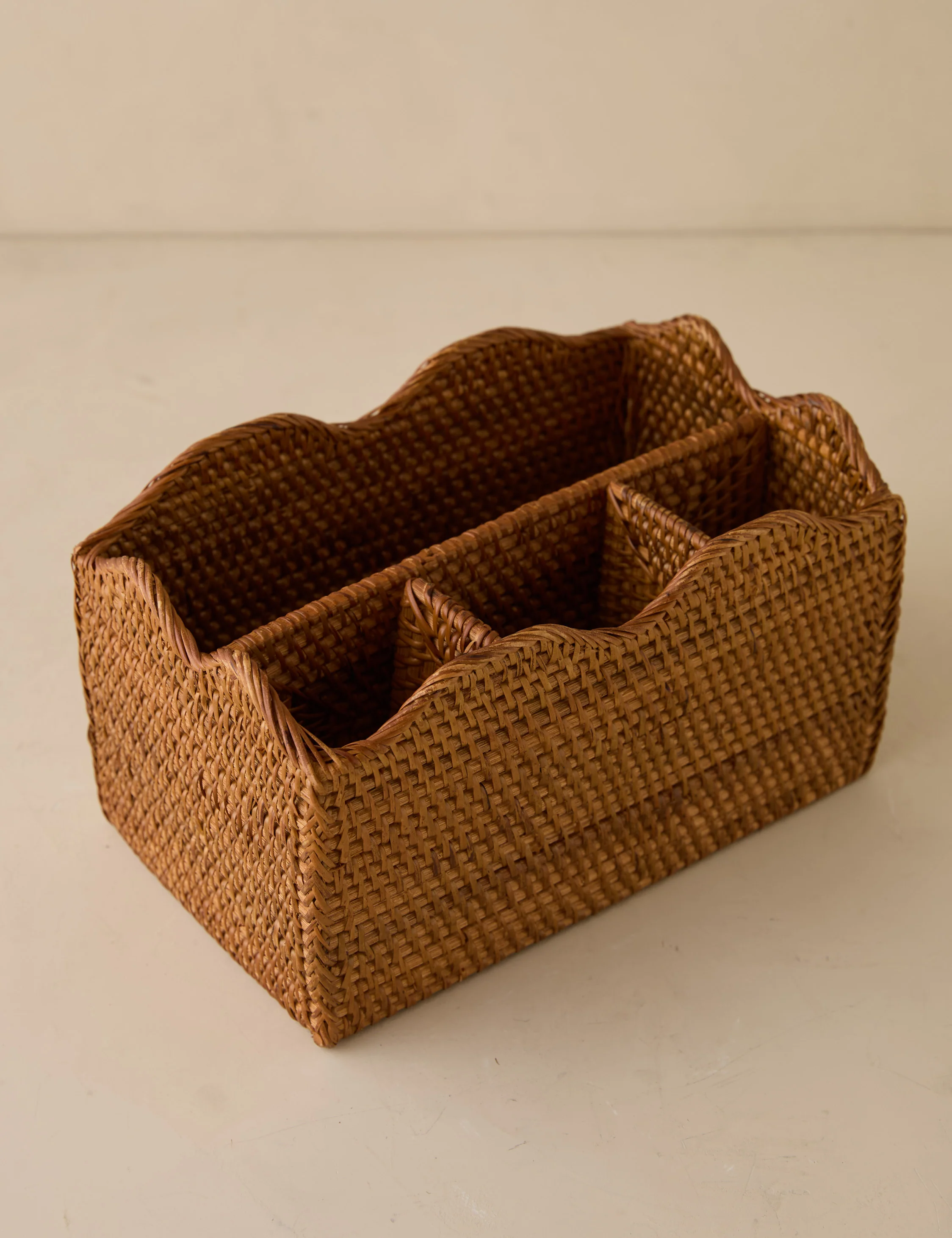 Tyna Rattan Utensil Caddy