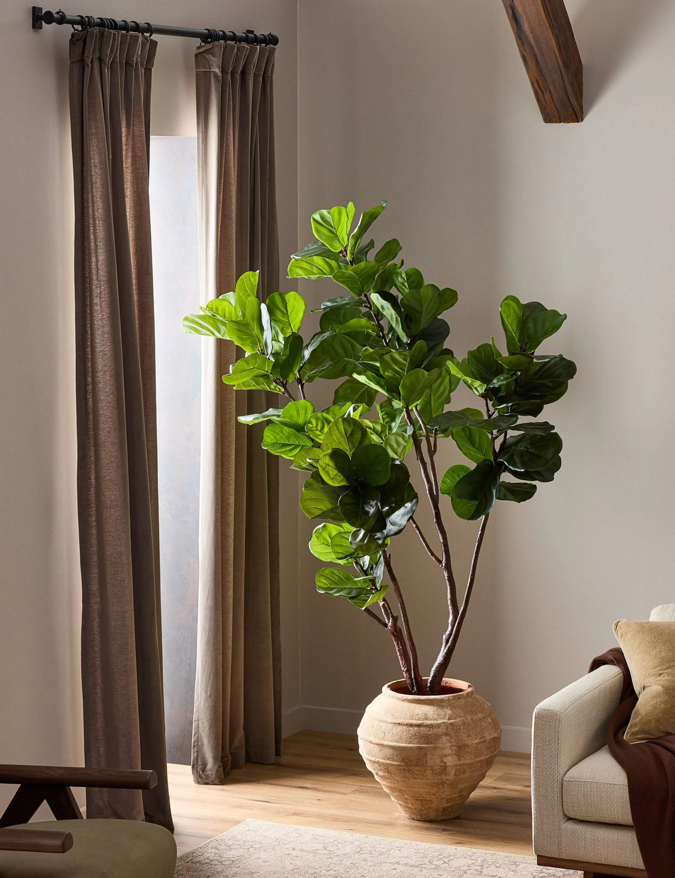 Faux Fiddle Leaf Tree