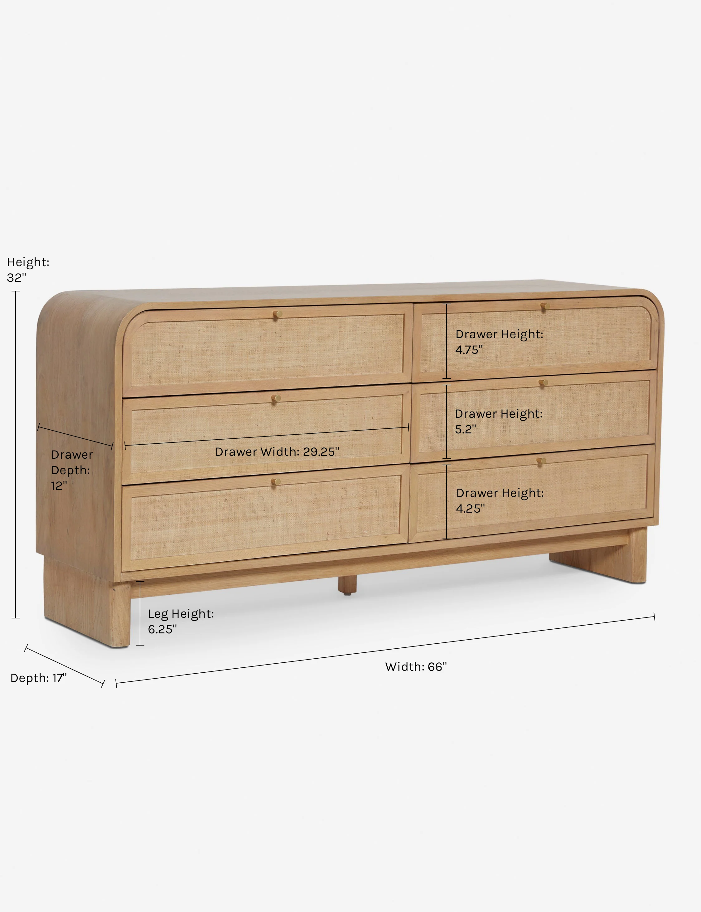 Suzette Wide Dresser