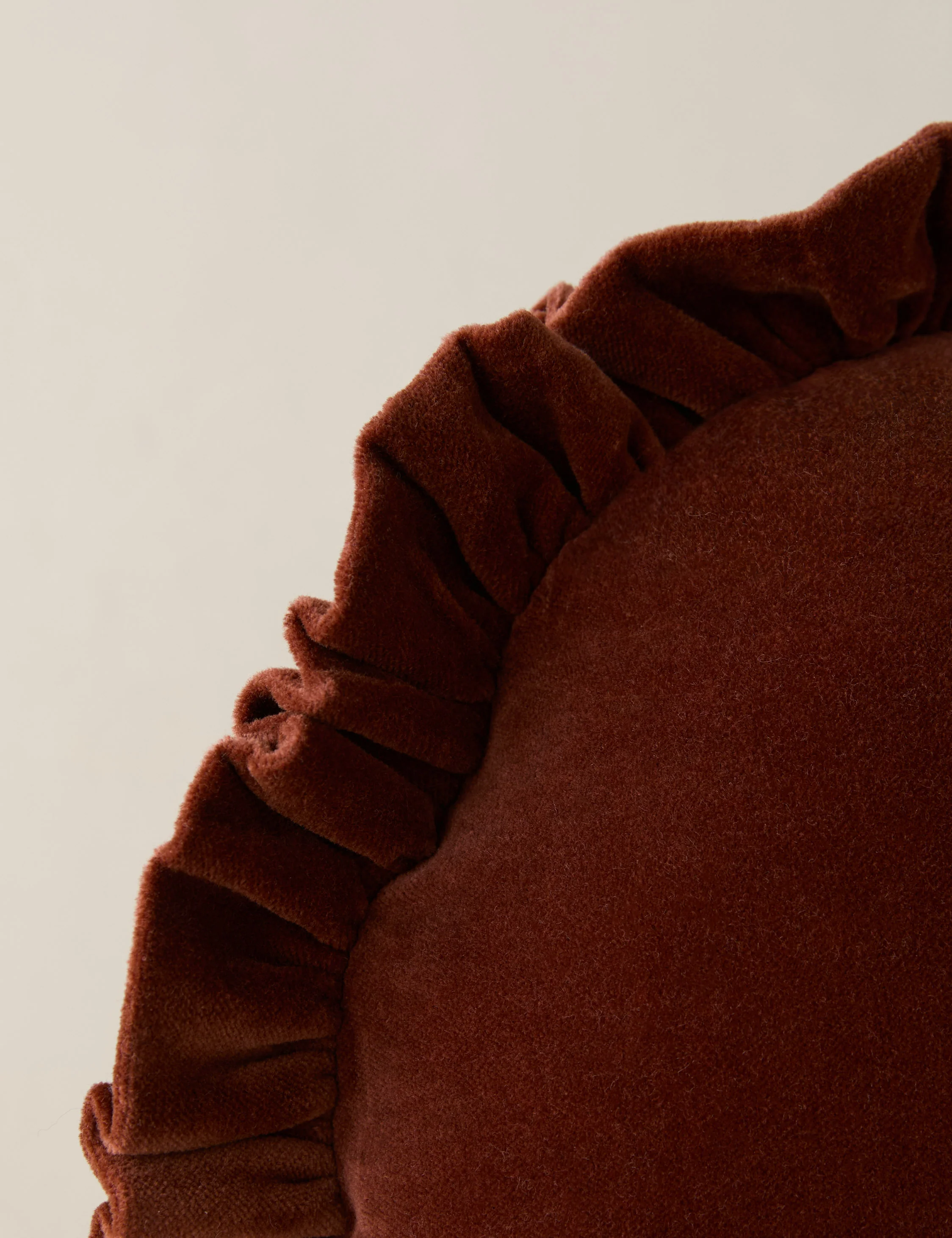 Mauree Velvet Round Pillow