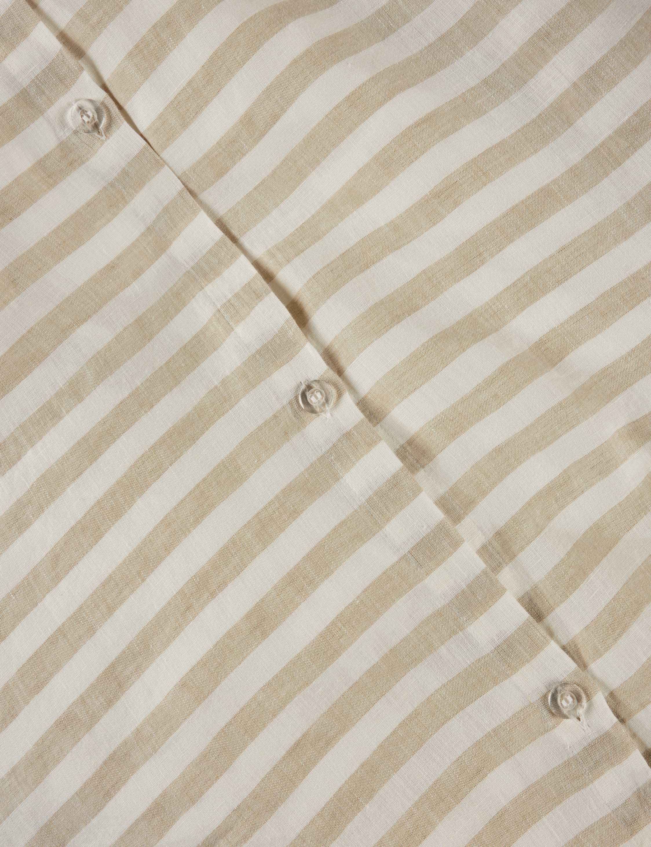 Thayer Striped European Flax Linen® Duvet Cover