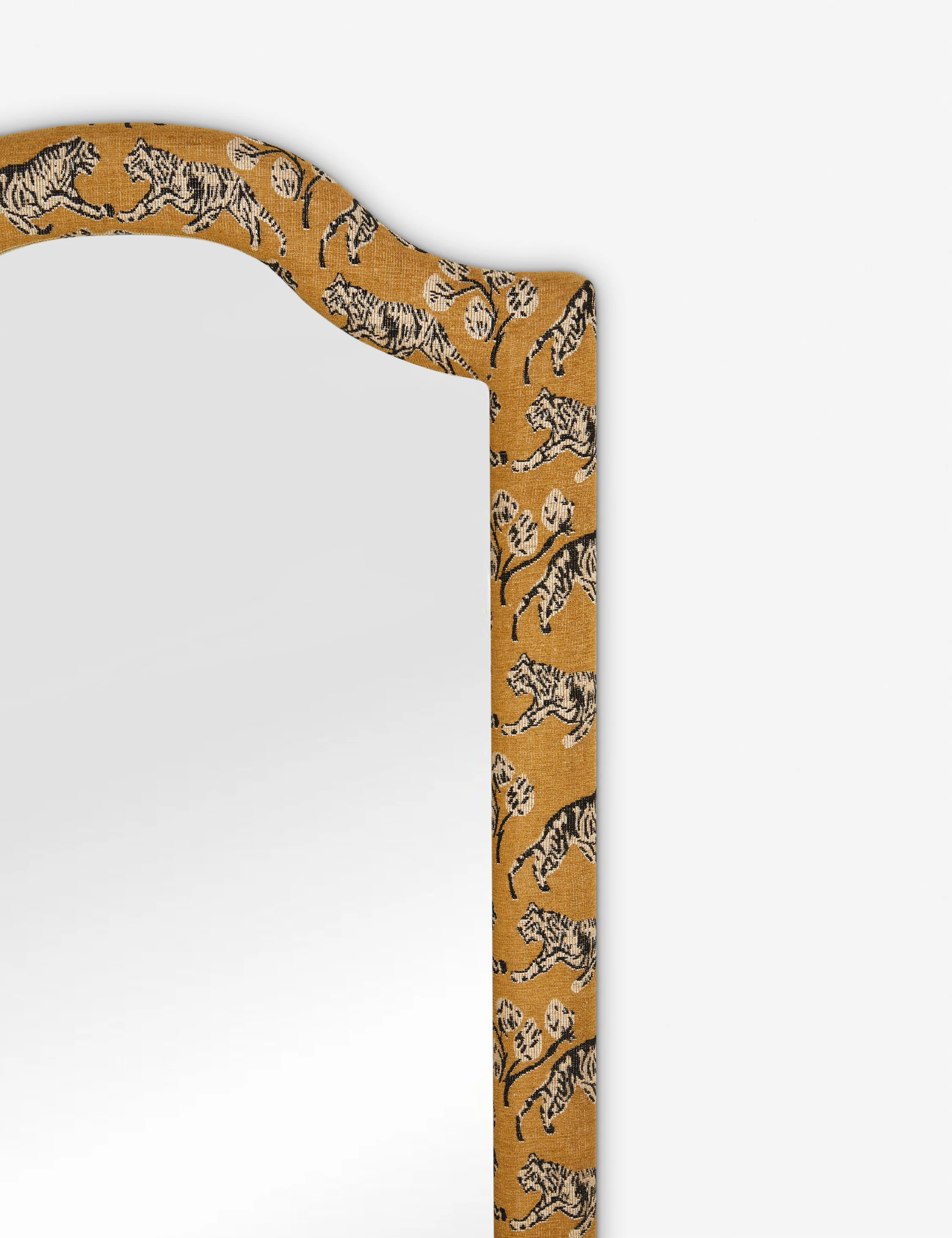 Tiger Upholstered Full Length Mirror by Sarah Sherman Samuel