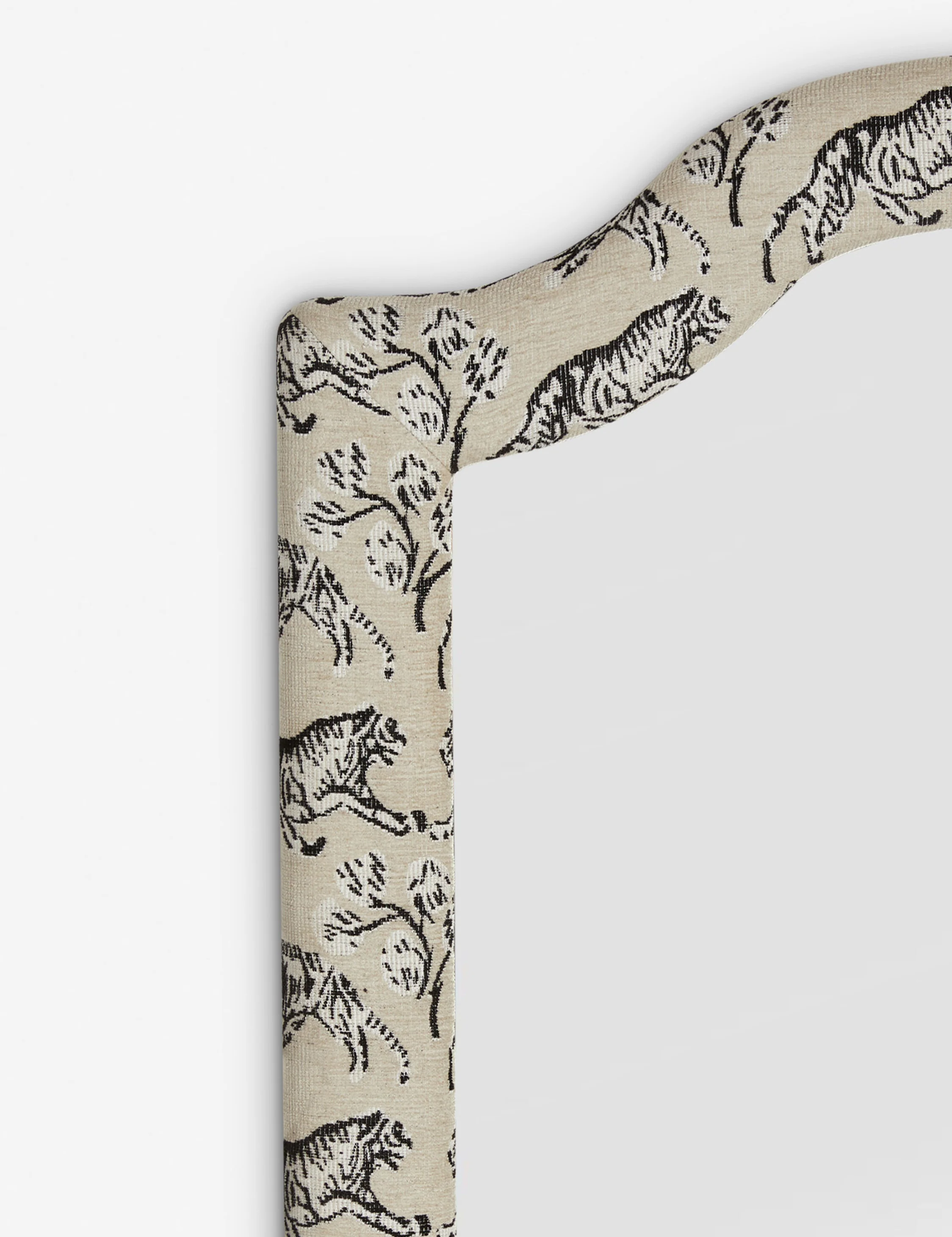 Tiger Upholstered Full Length Mirror by Sarah Sherman Samuel