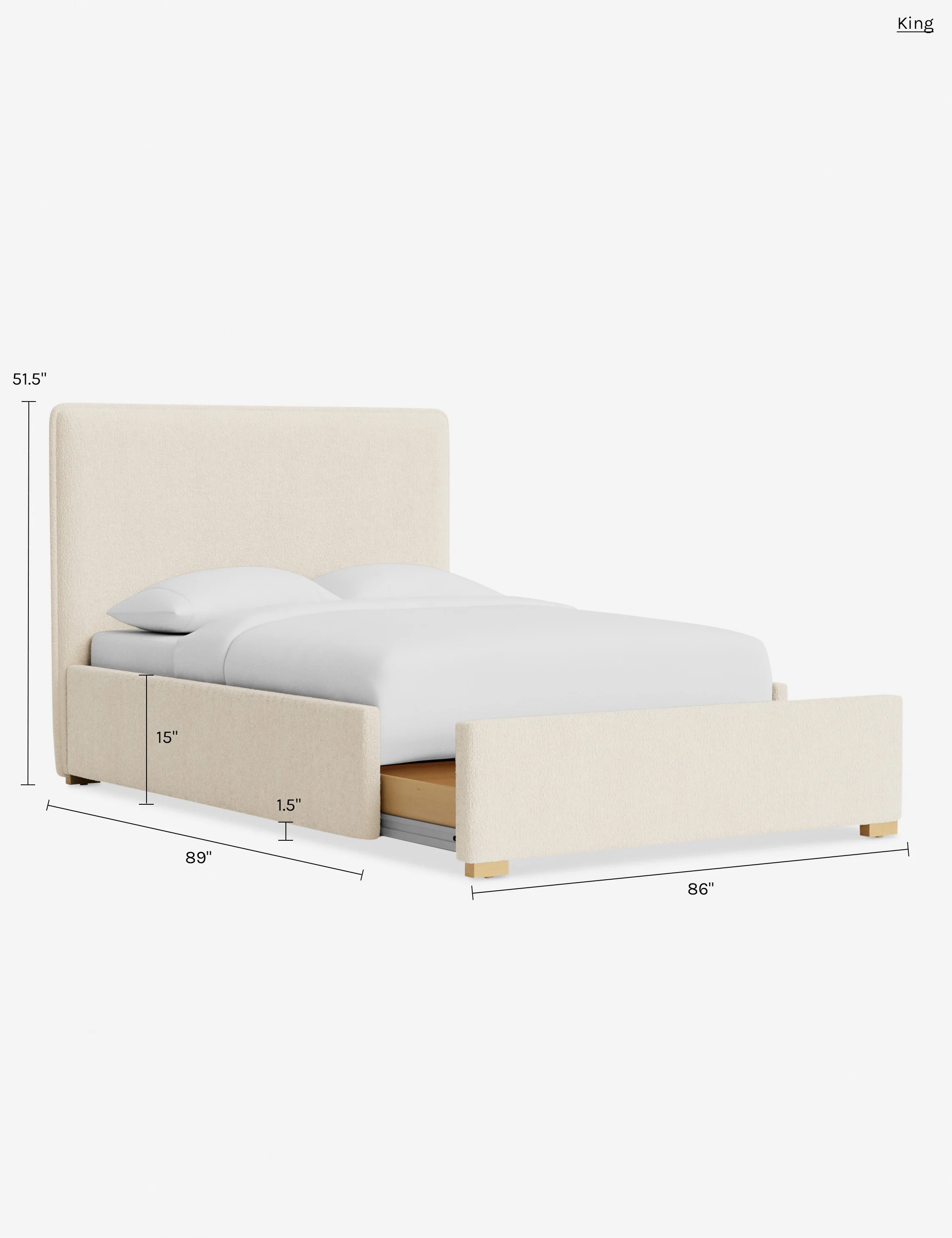 Johnson Storage Bed