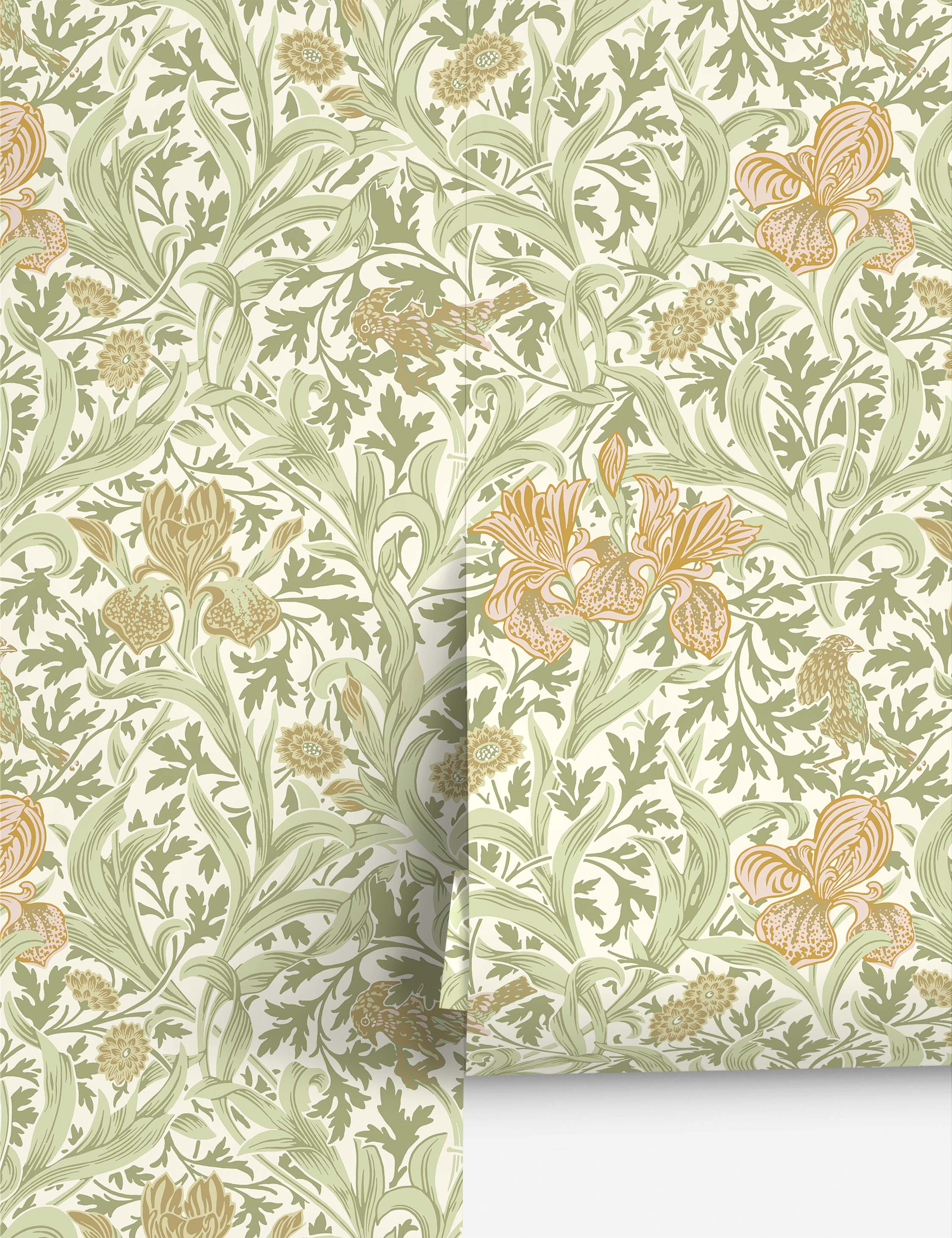 Iris Wallpaper by Morris & Co.