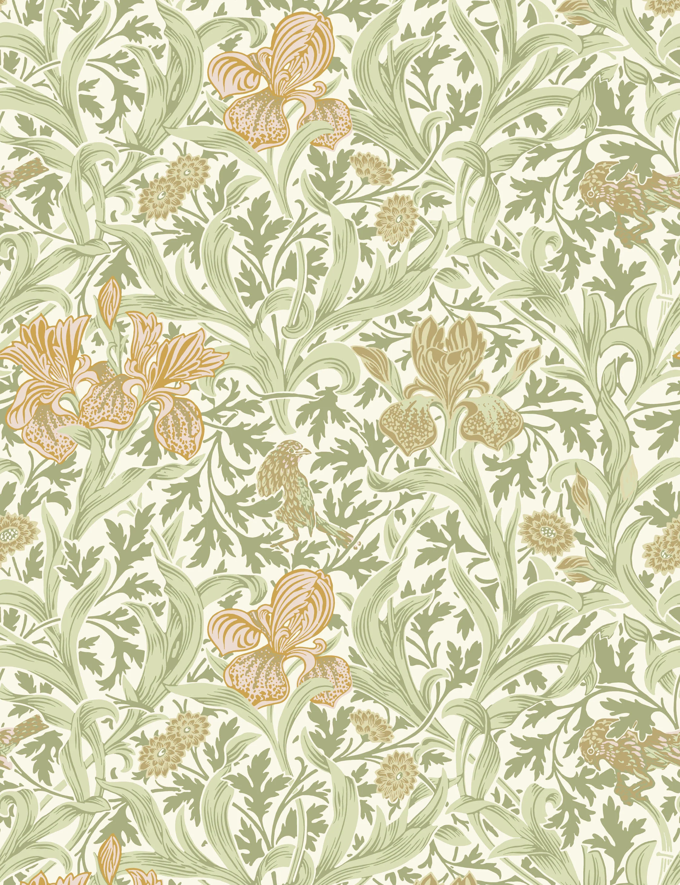 Iris Wallpaper by Morris & Co.