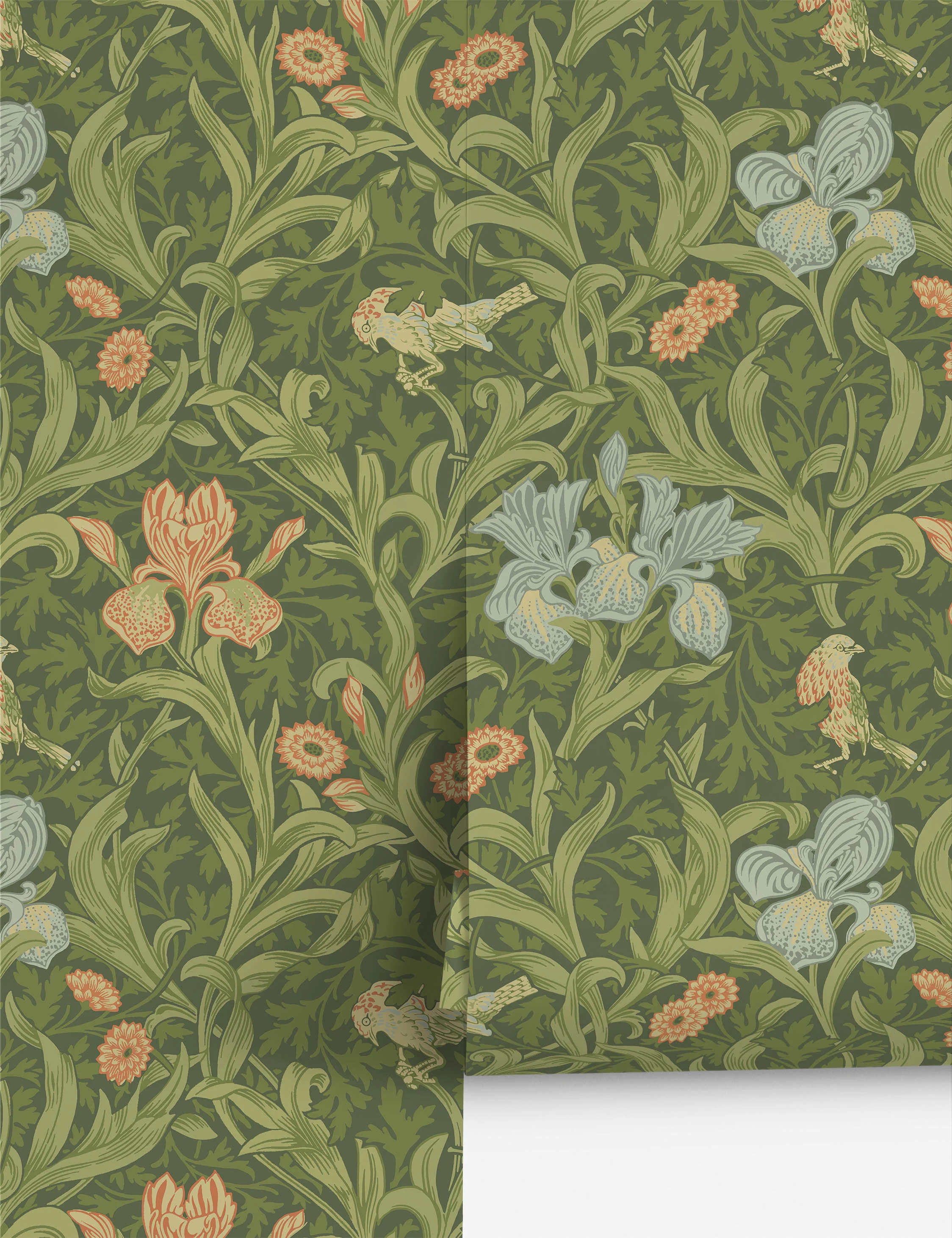 Iris Wallpaper by Morris & Co.