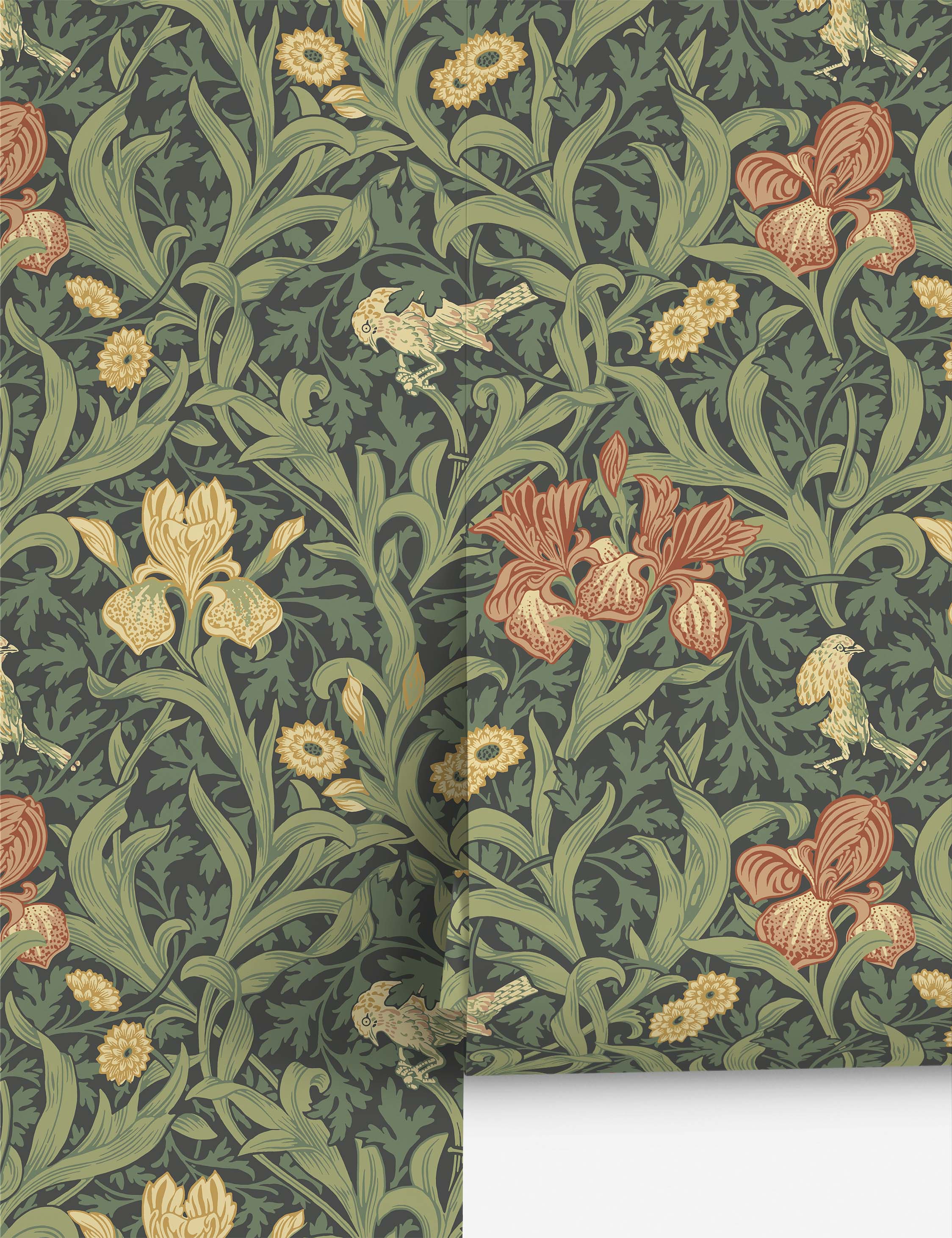 Iris Wallpaper by Morris & Co.
